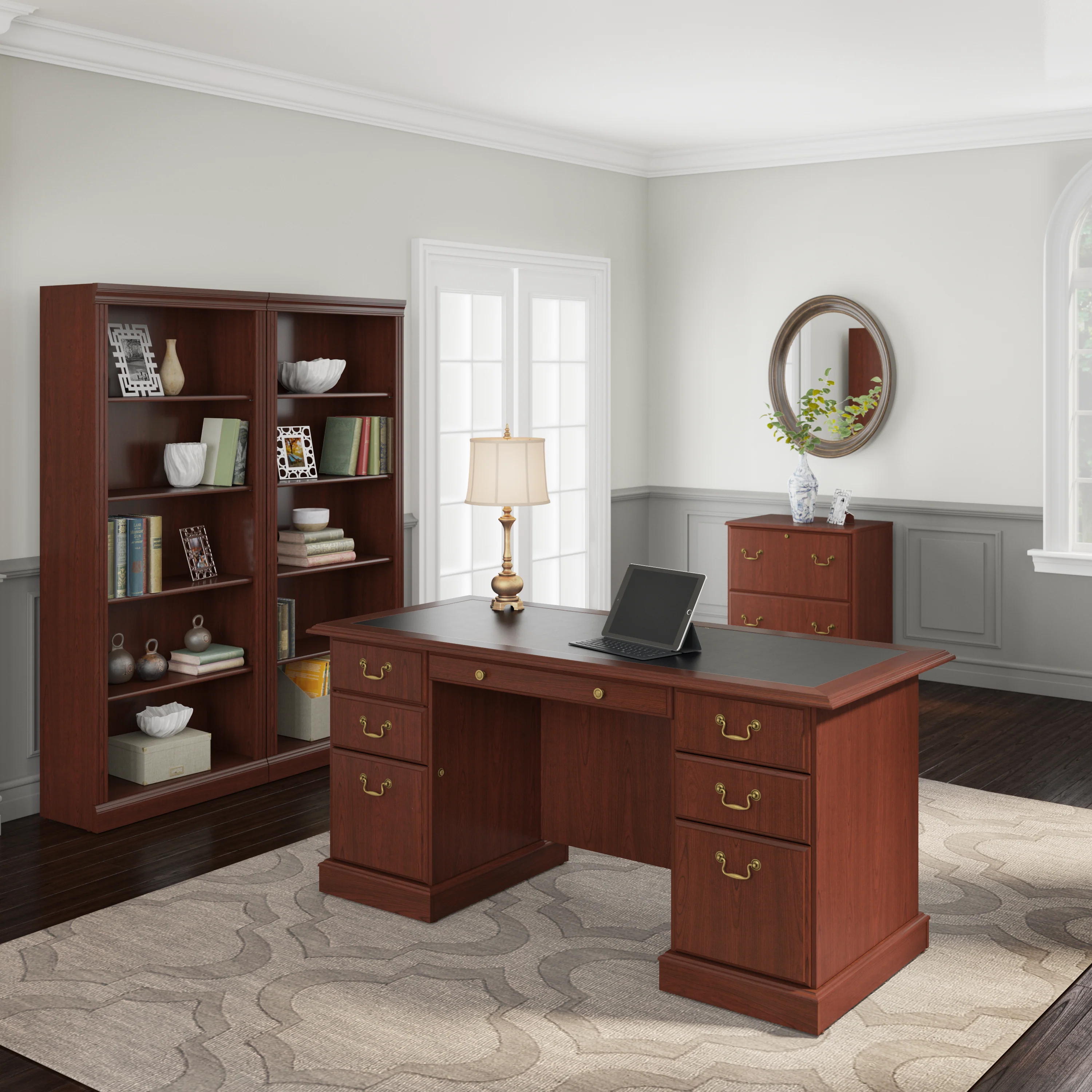 Saratoga Executive Desk with Drawers