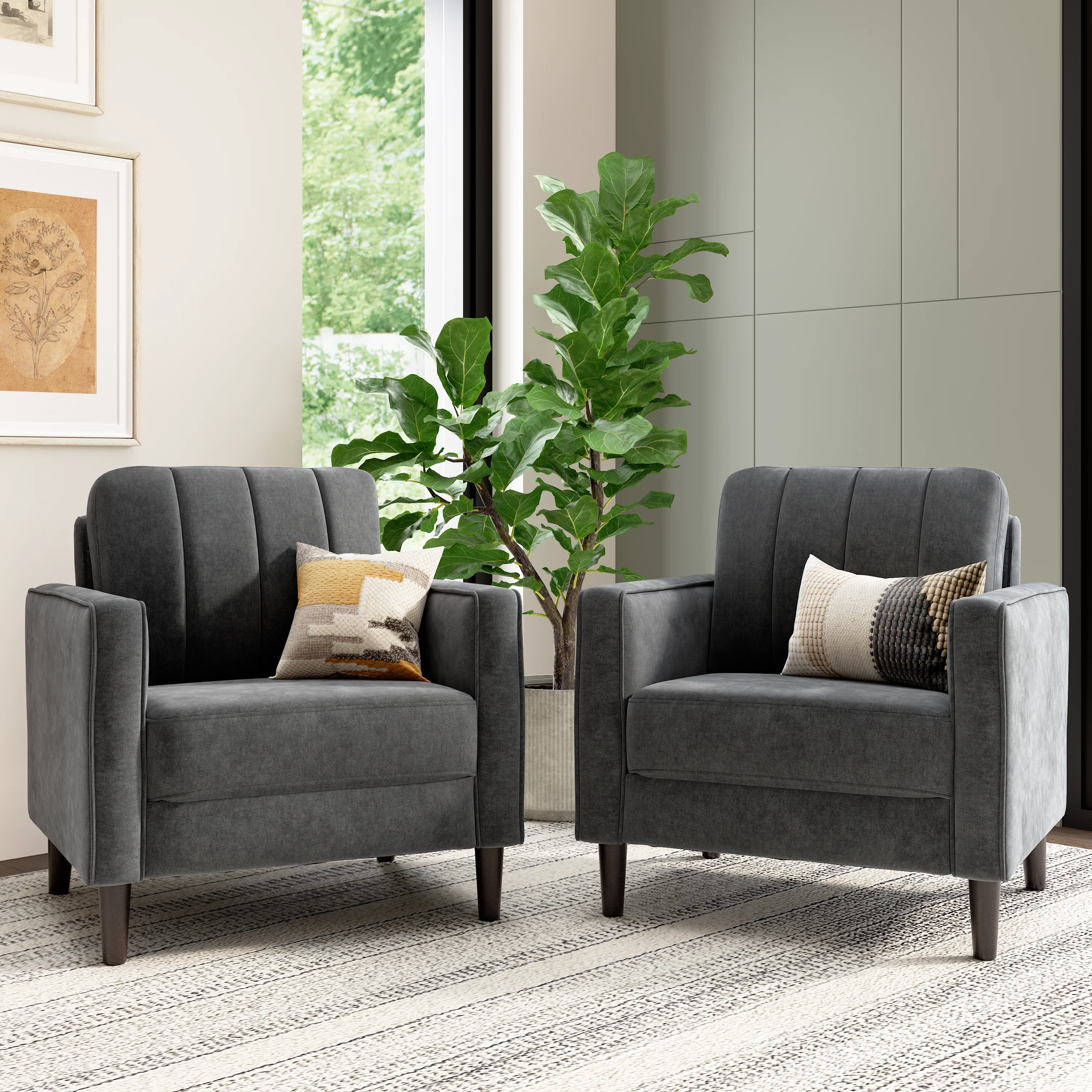 Bush Home Max 32W Accent Chair - Set of 2