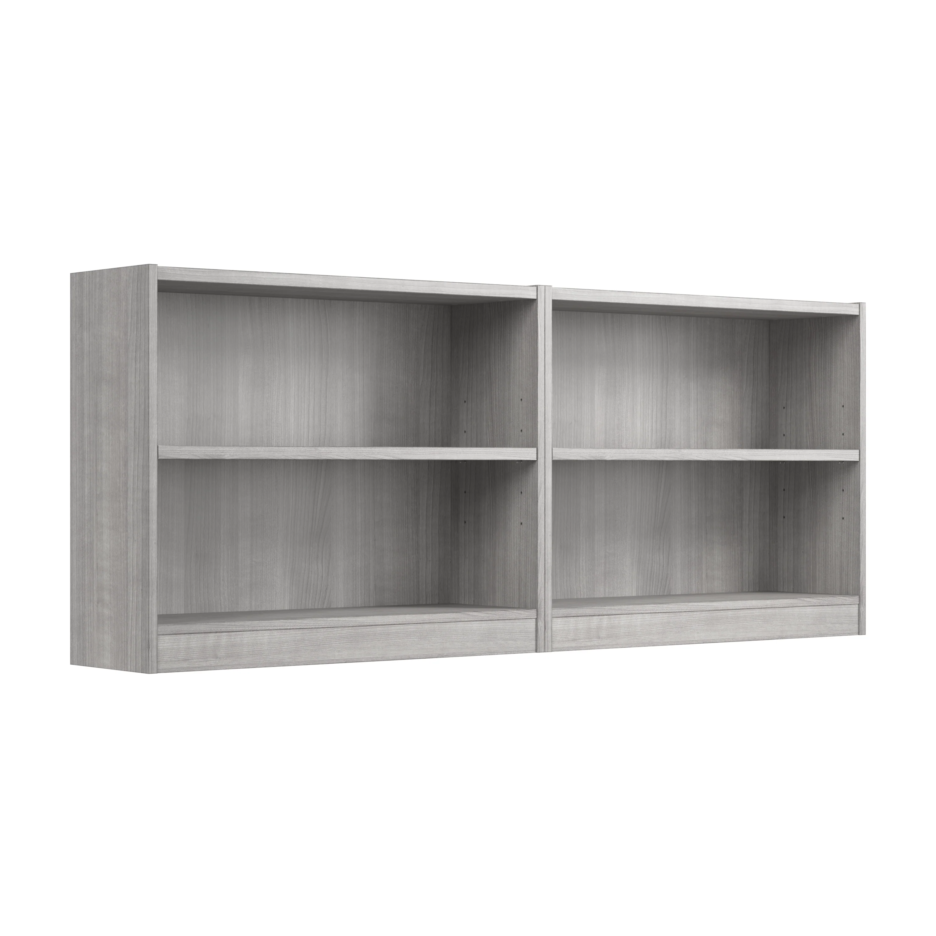 Universal Small 2 Shelf Bookcase - Set of 2