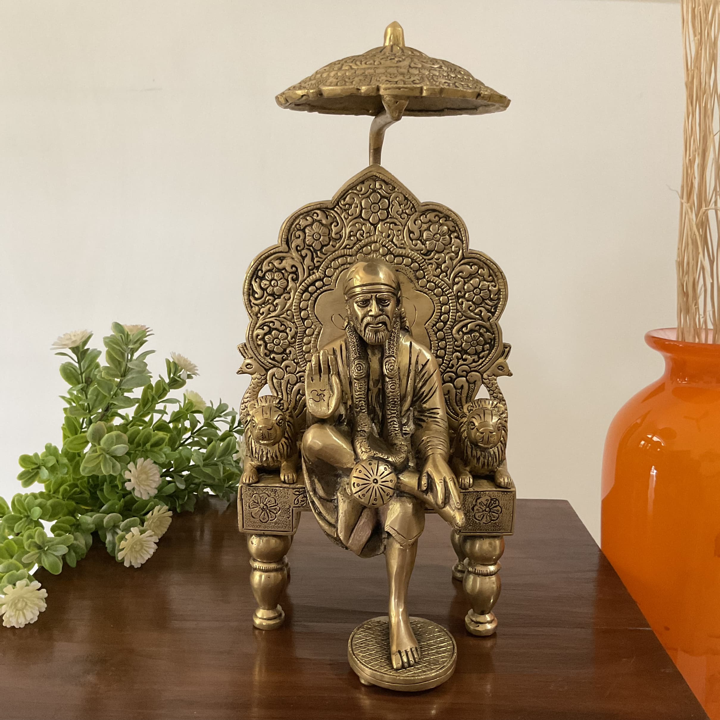 Sai Baba Decorative Brass Idol and Statue Home Decor