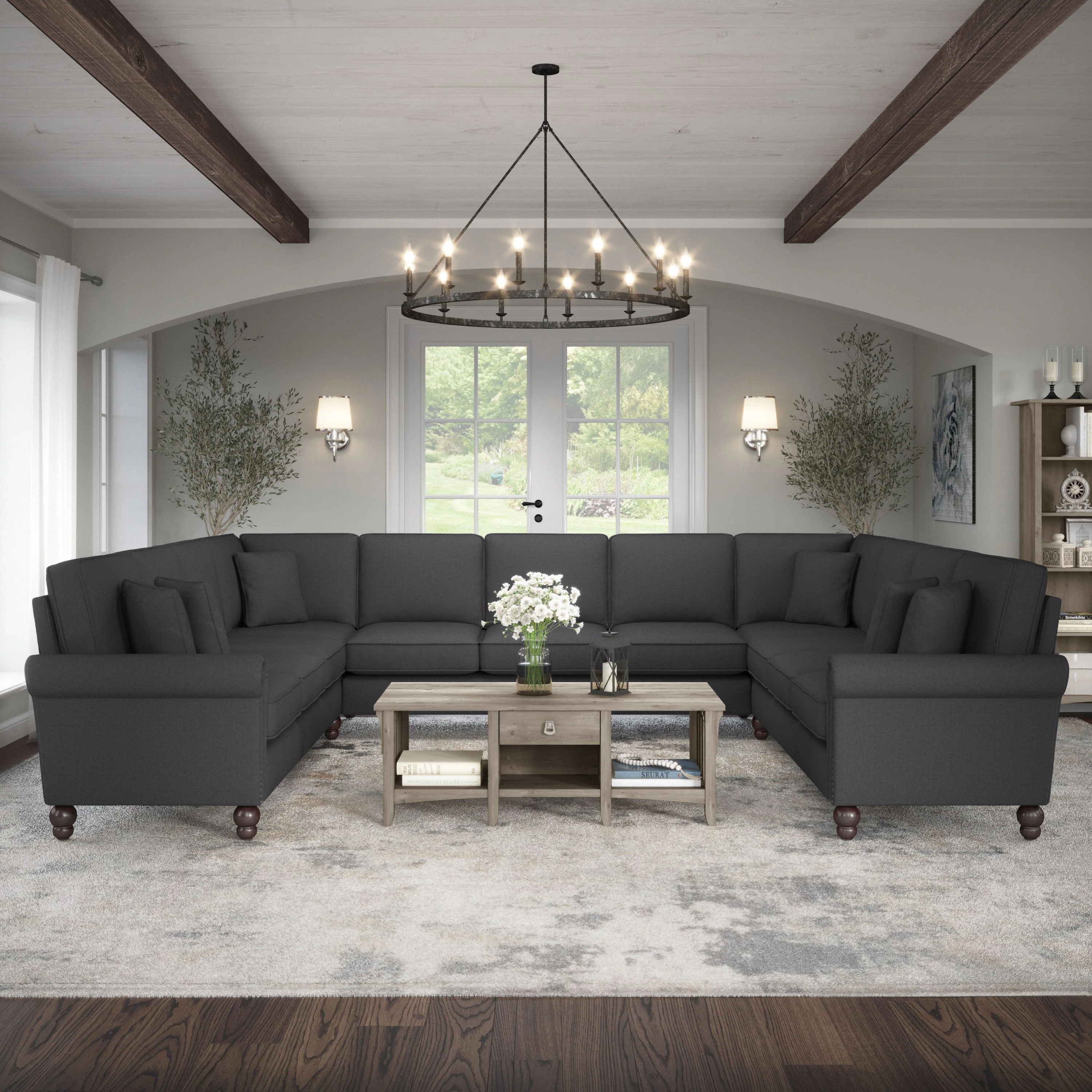 Coventry 137W U Shaped Sectional Couch