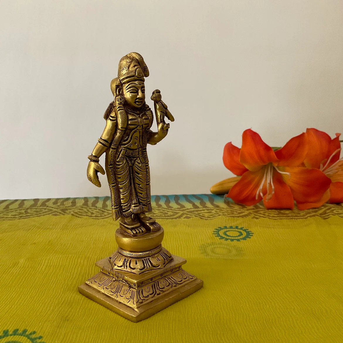Andal Brass Idol -  Hindu God Statue For Home
