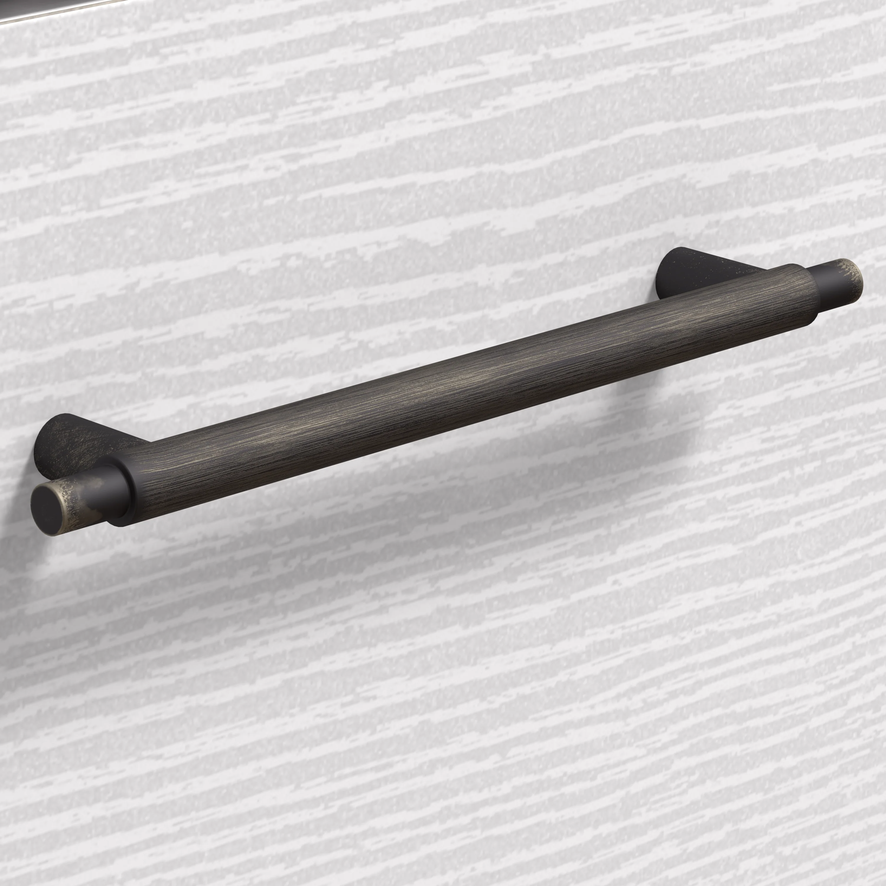 Key West 48W Writing Desk with 2 Drawer Lateral File Cabinet and 5 Shelf Bookcase