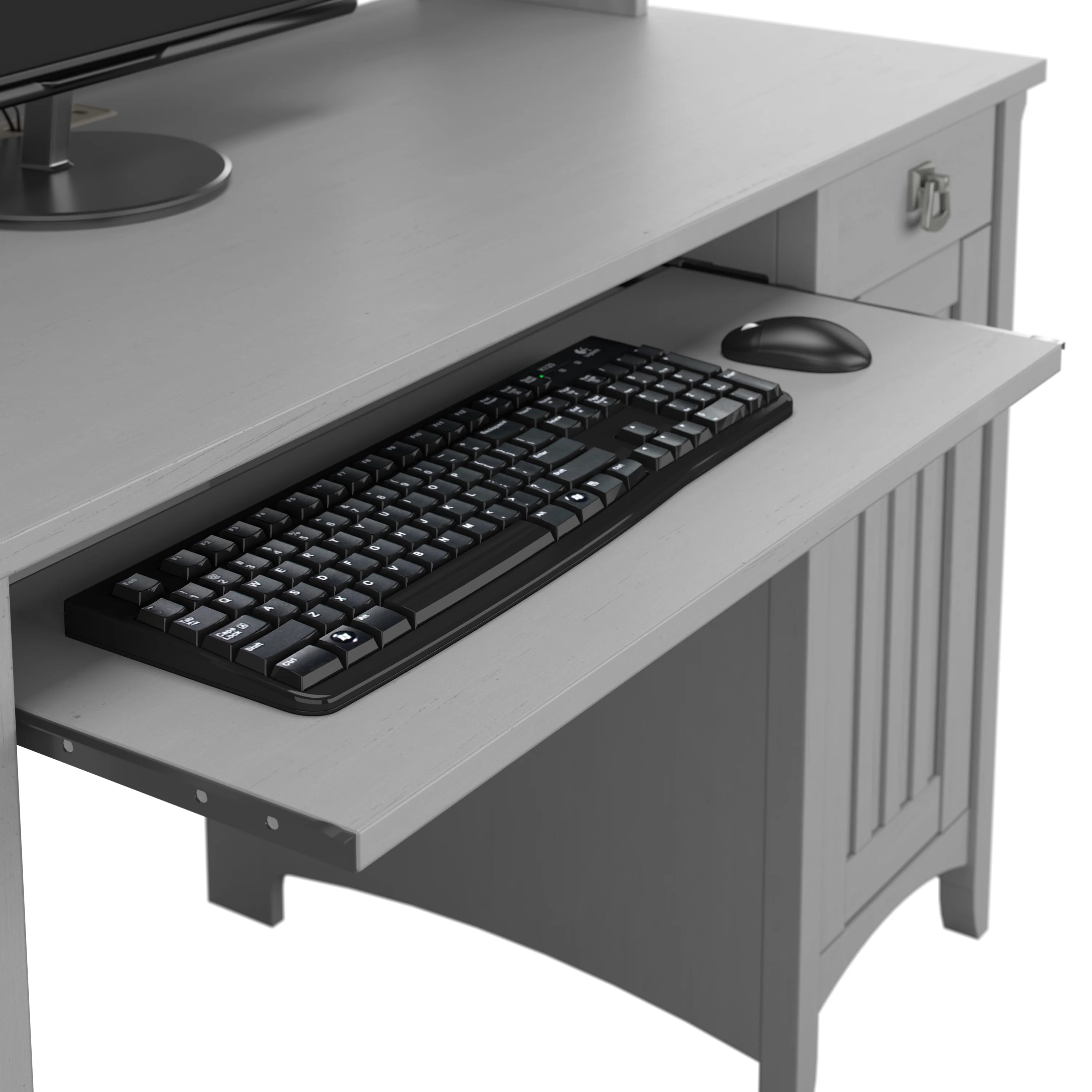 Salinas Small Computer Desk with Hutch