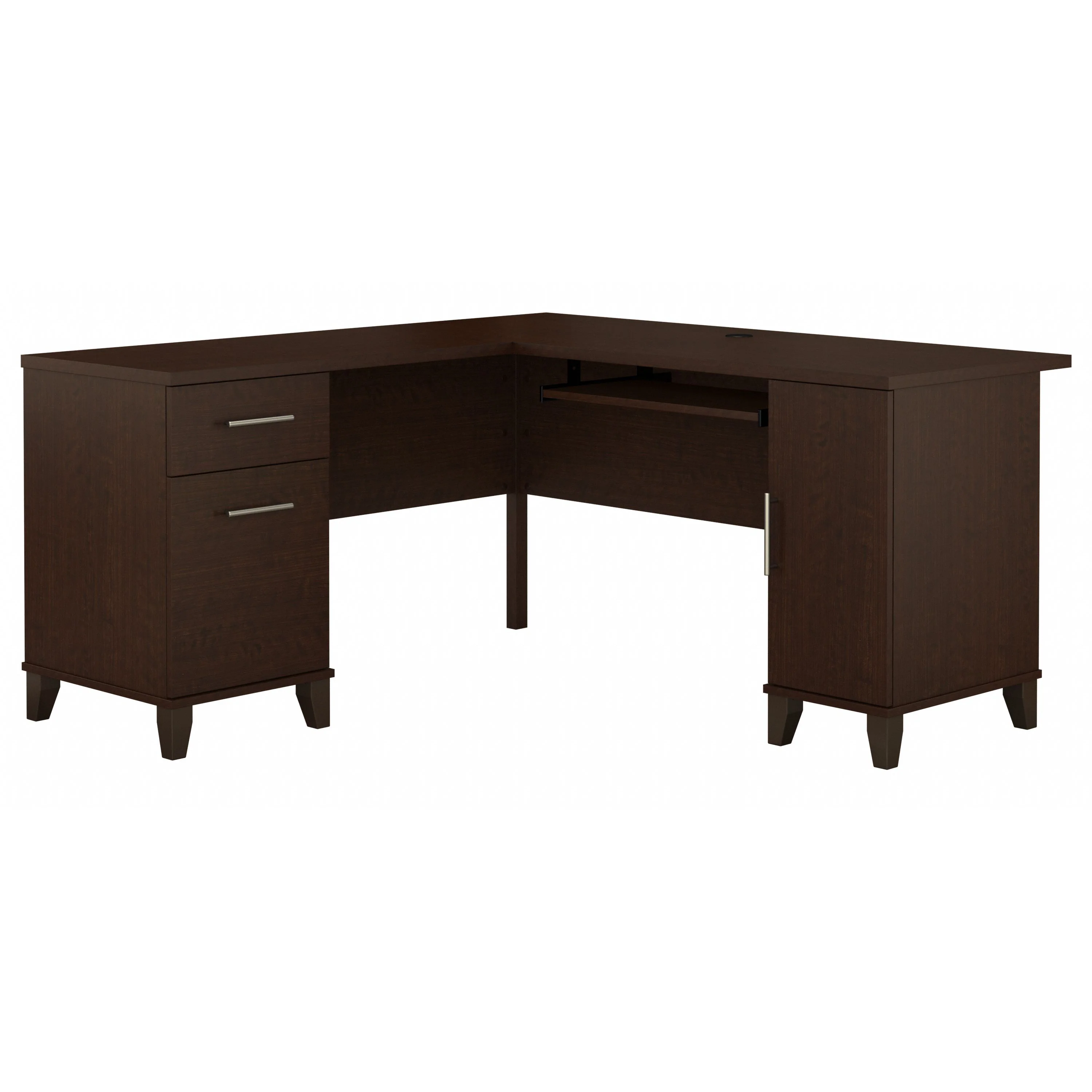 Somerset 60W L Shaped Desk with Storage