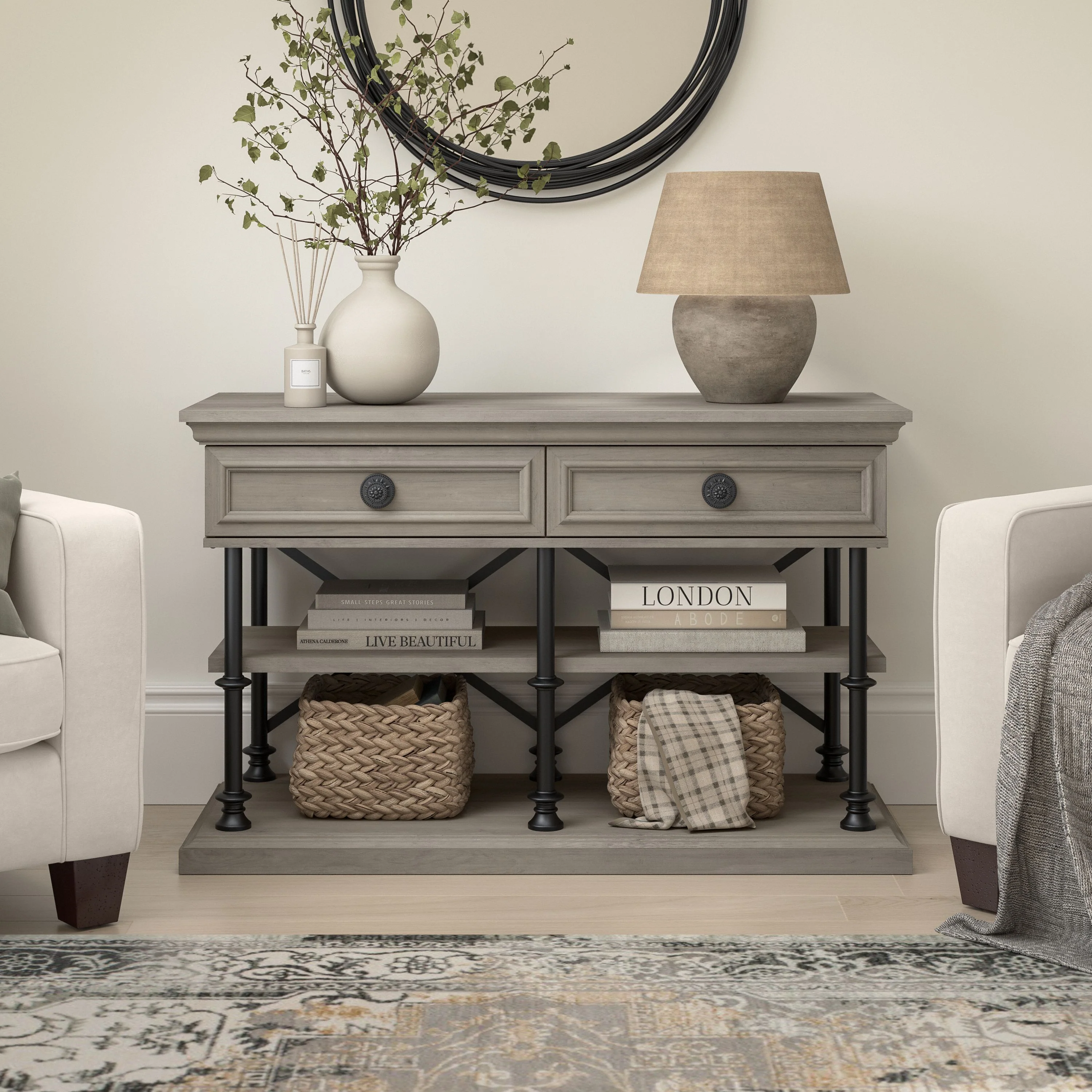 Coliseum Designer Console Table