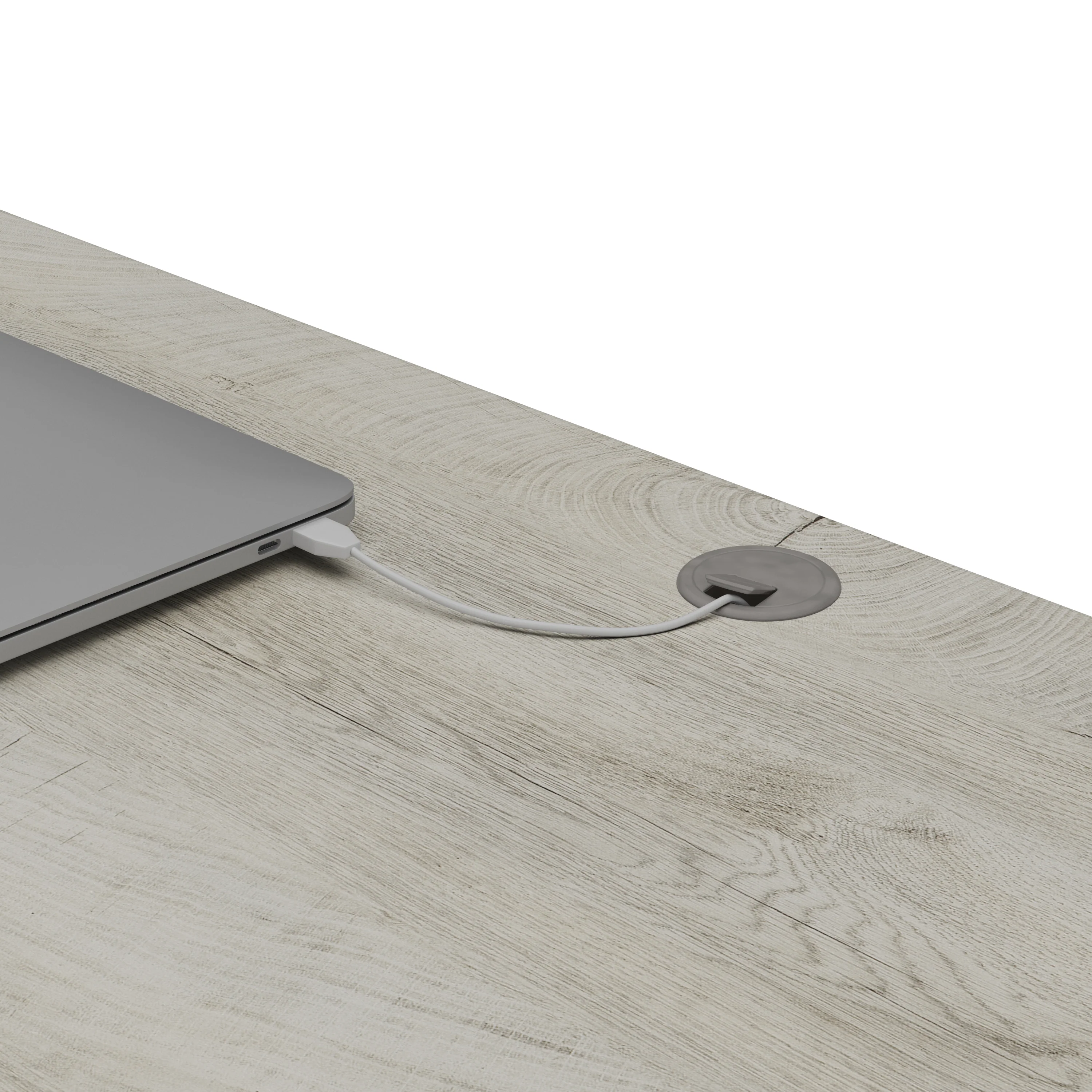 Knoxville 60W L Shaped Desk with 2 Drawer Lateral File Cabinet