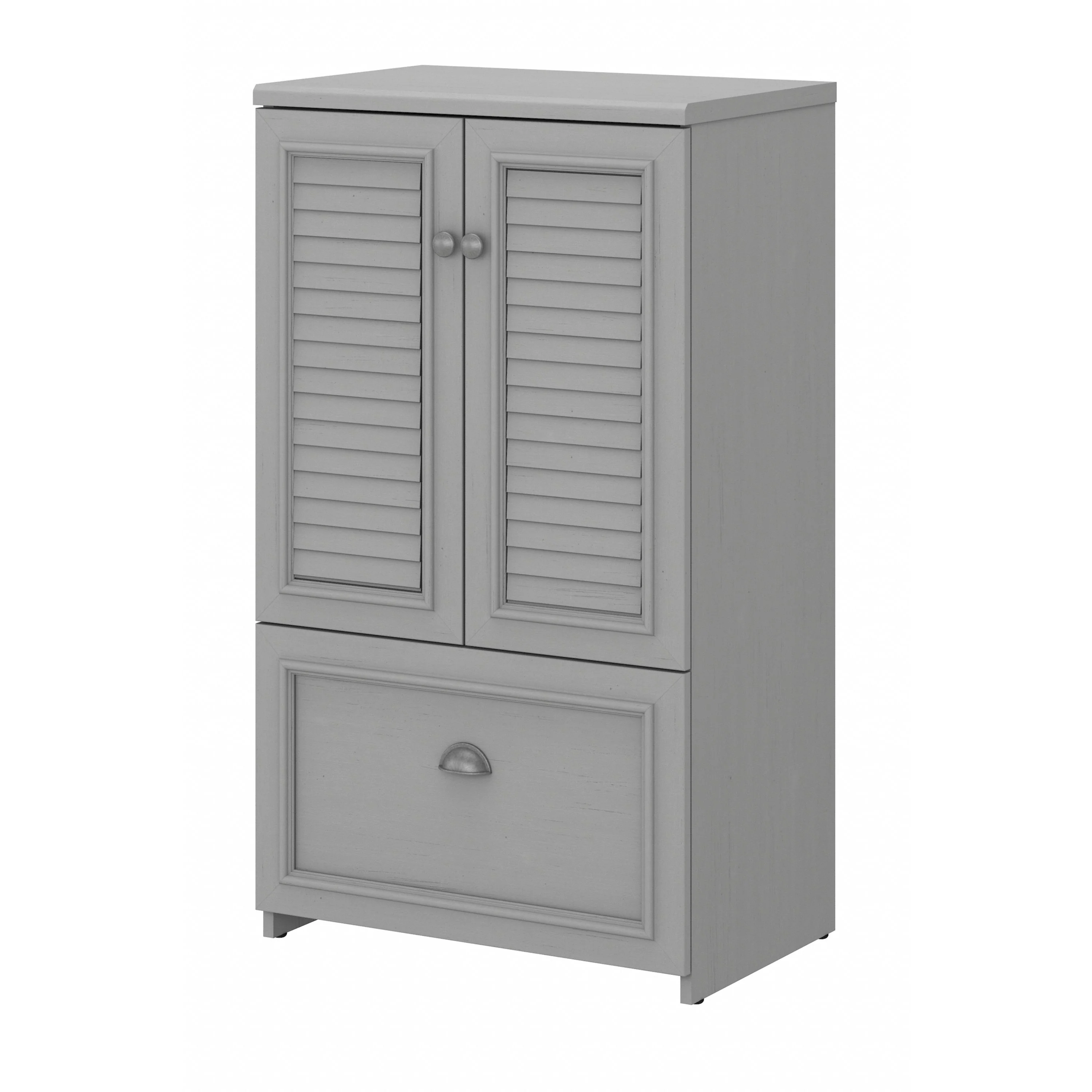 Fairview 2 Door Storage Cabinet with File Drawer