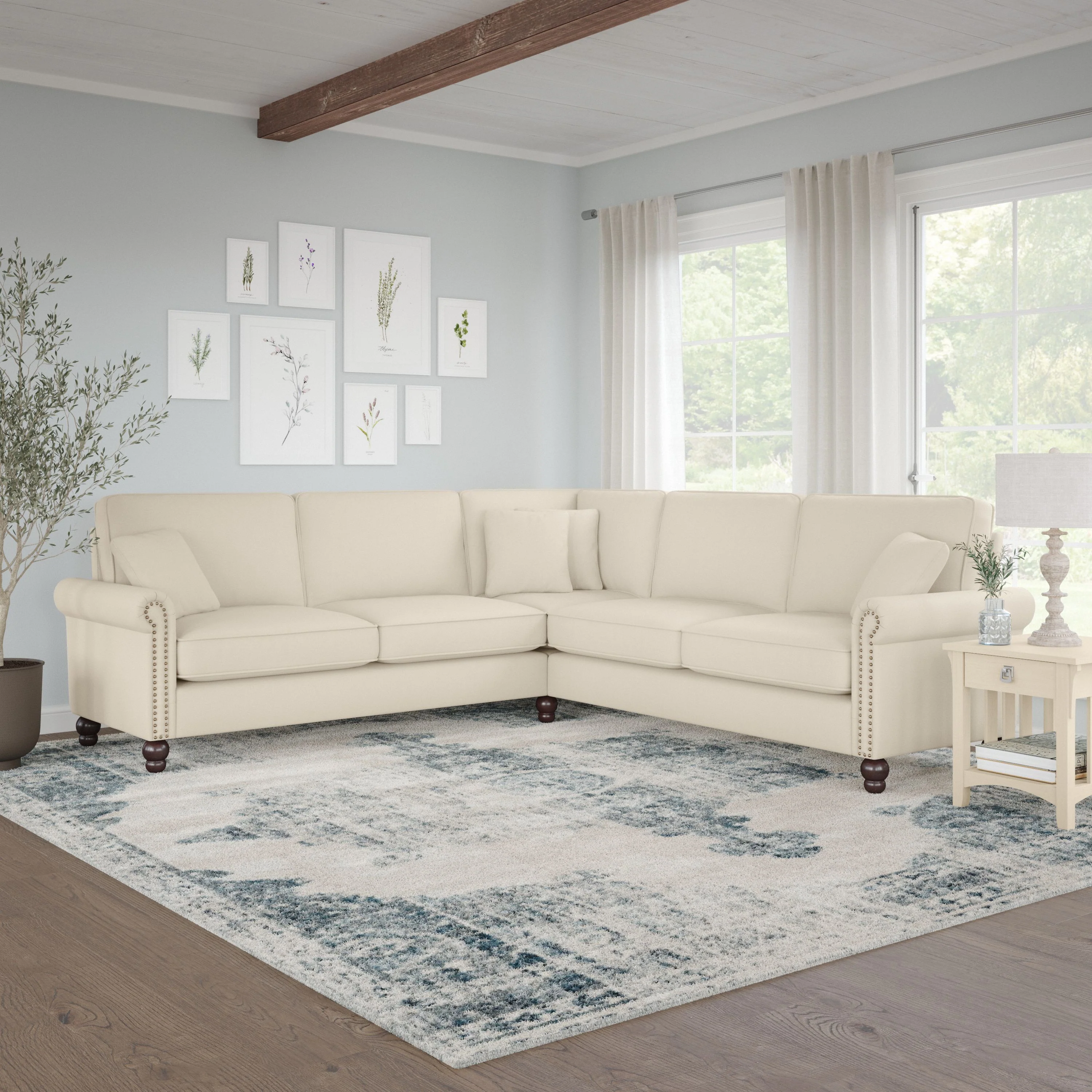 Coventry 99W L Shaped Sectional Couch