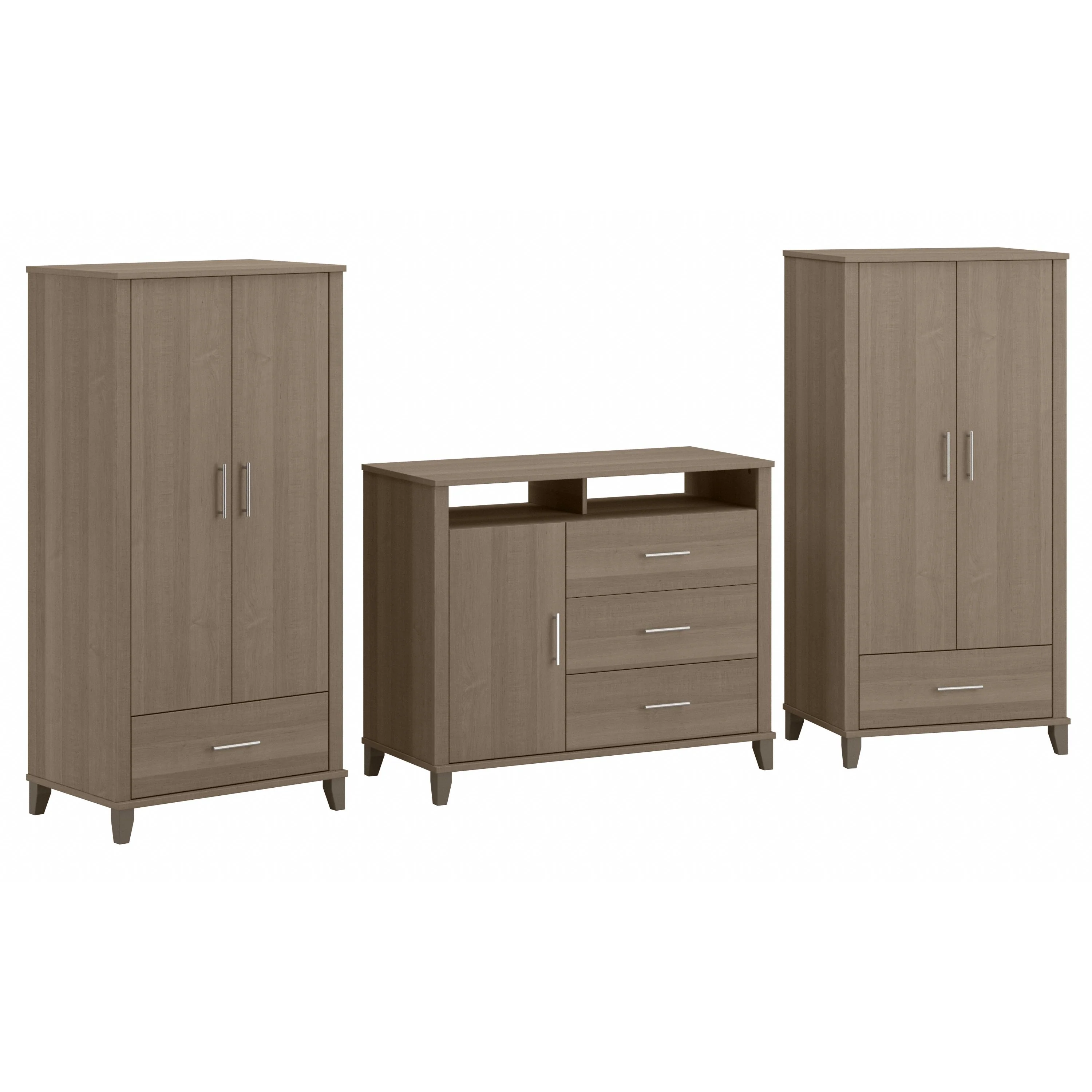 Somerset Large Armoire Cabinets with Dresser TV Stand