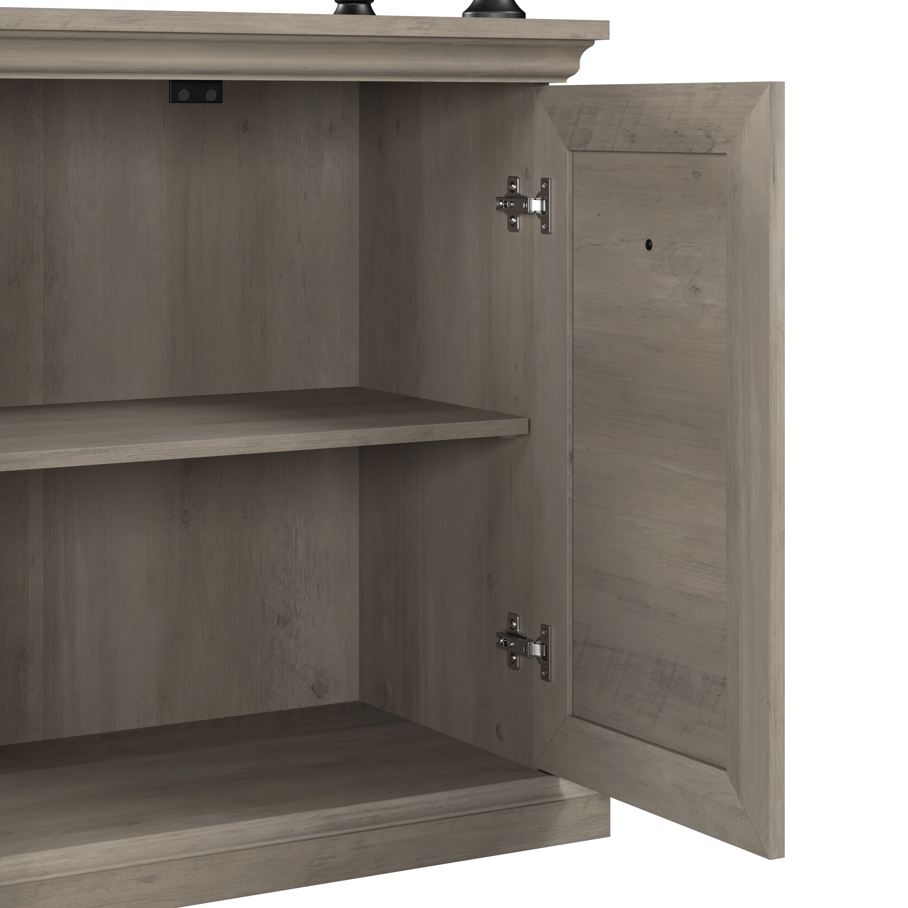 Coliseum 60W Designer Desk with Set of Two Bookcases with Doors
