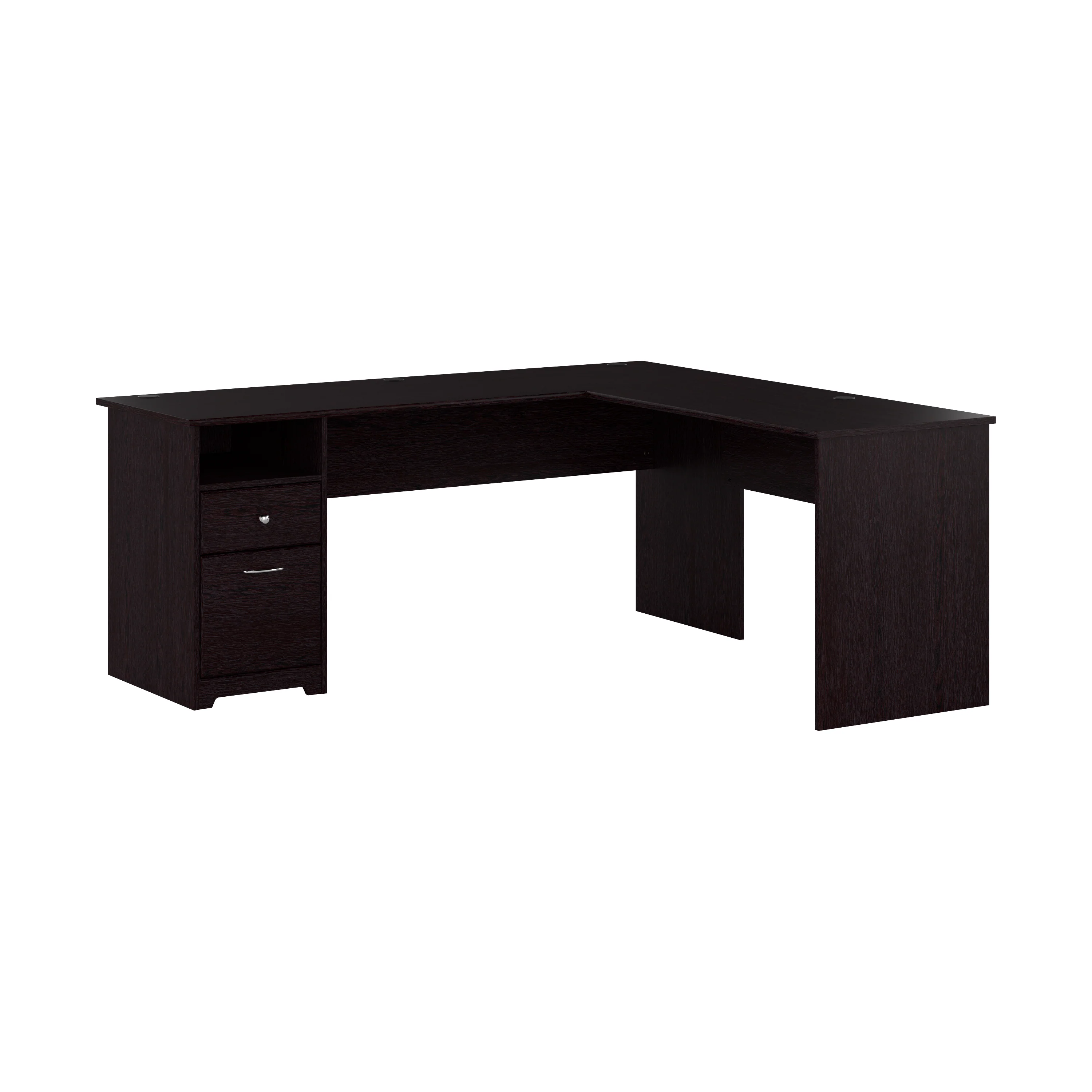 Cabot 72W L Shaped Computer Desk with Drawers