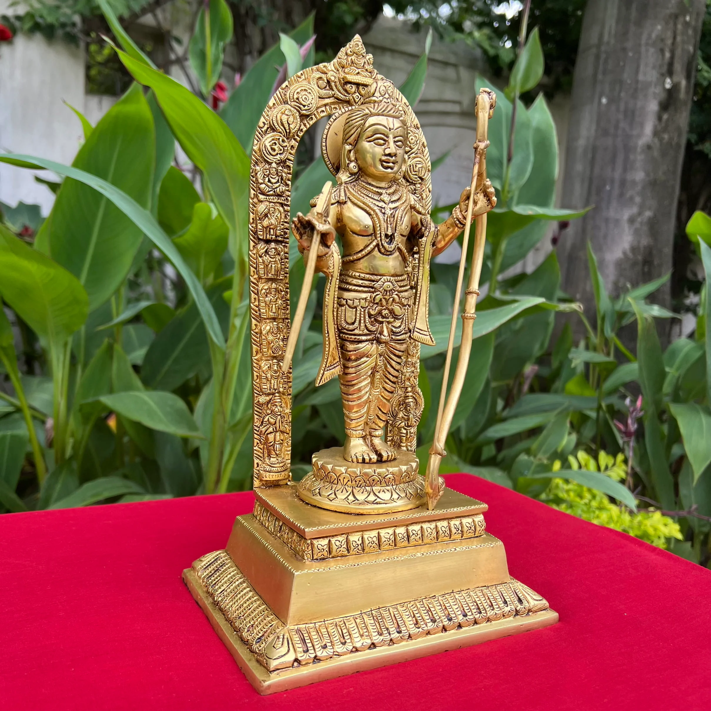 13 Inch Ram Lalla Brass Idol Statue