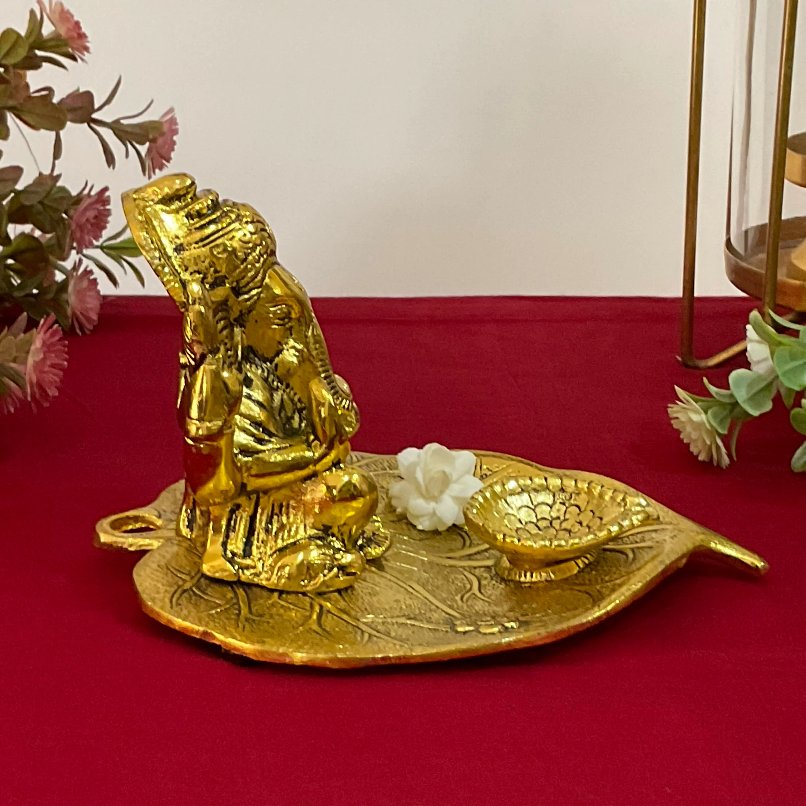 Appu Ganesha Aluminium Idol Diya