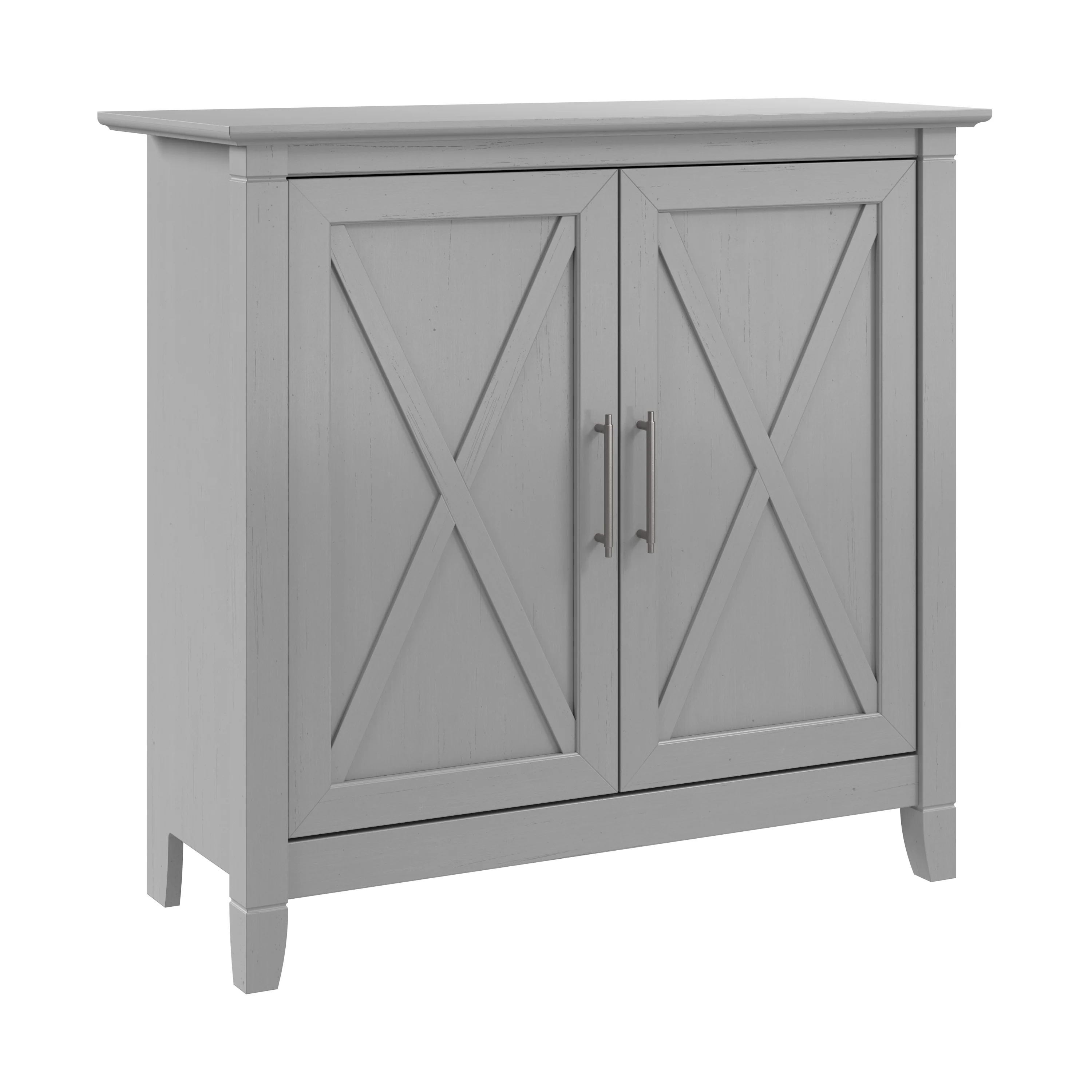 Key West Small Storage Cabinet with Doors and Shelves