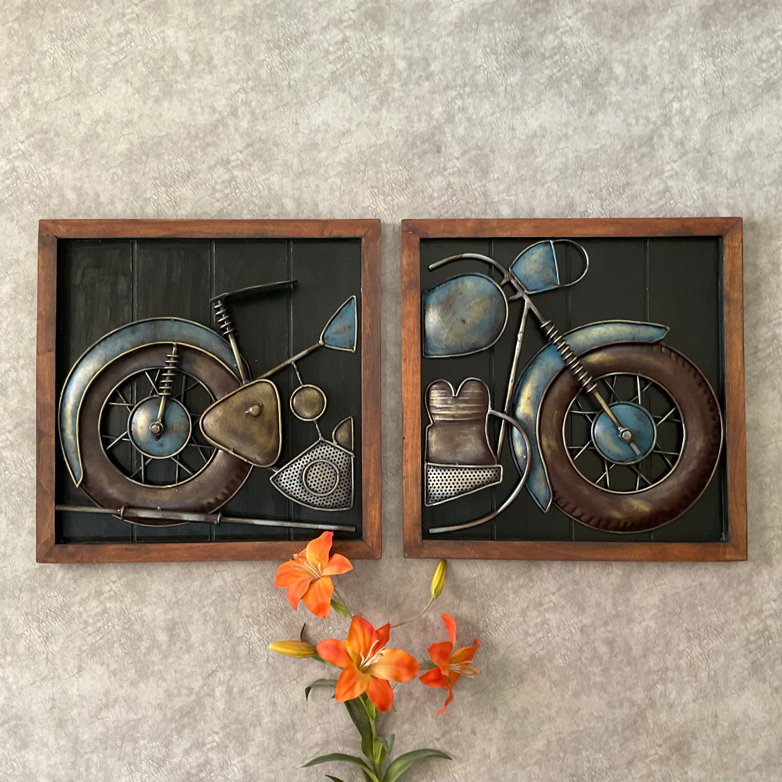 Vintage Bike Wall Decor