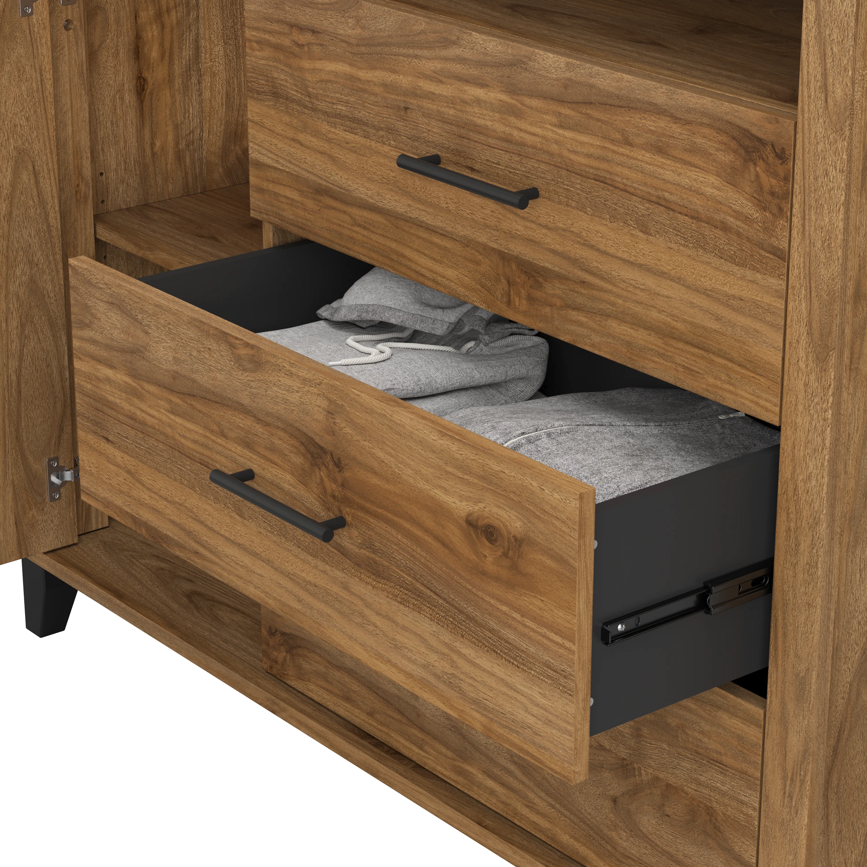 Somerset Tall TV Stand with Storage