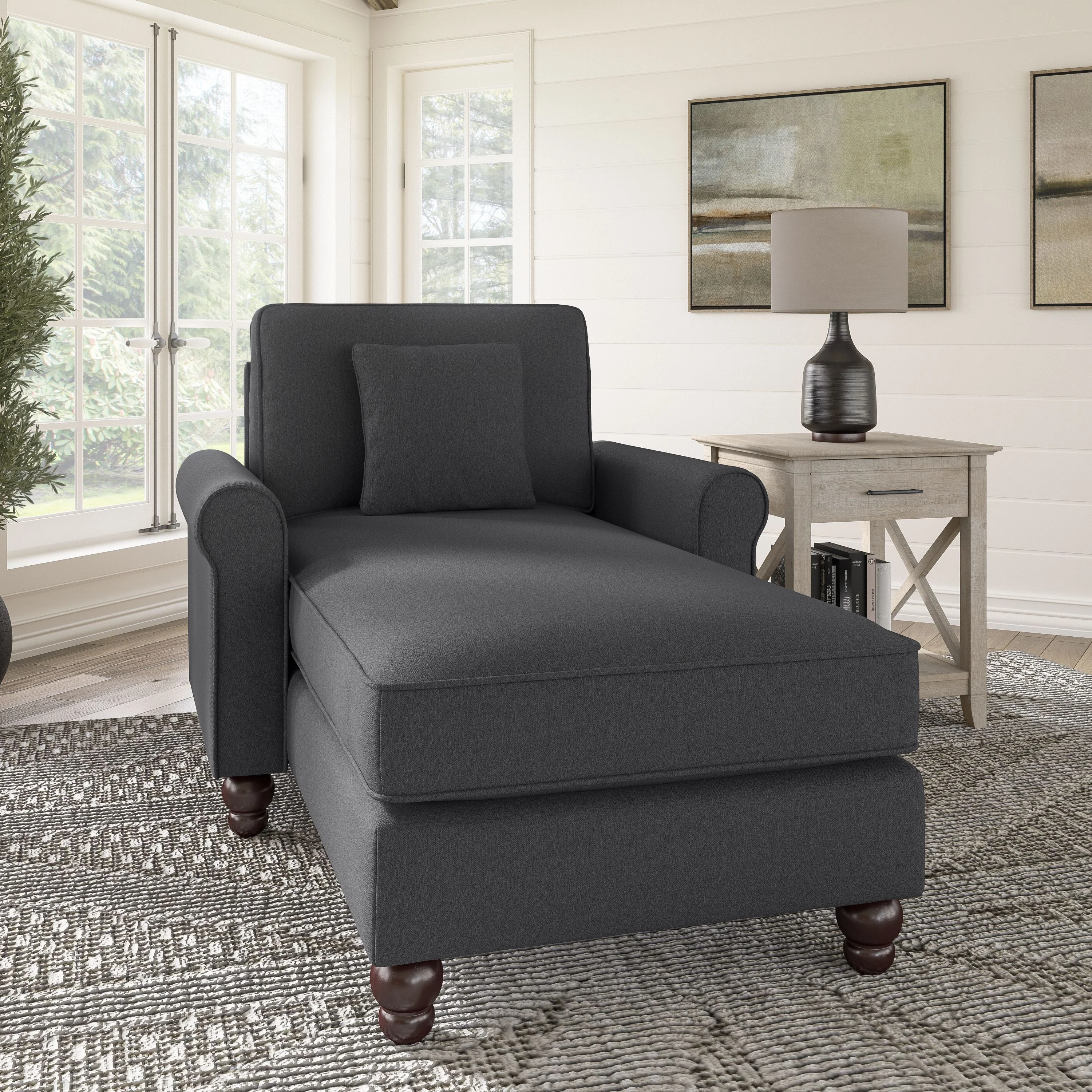 Hudson Chaise Lounge with Arms