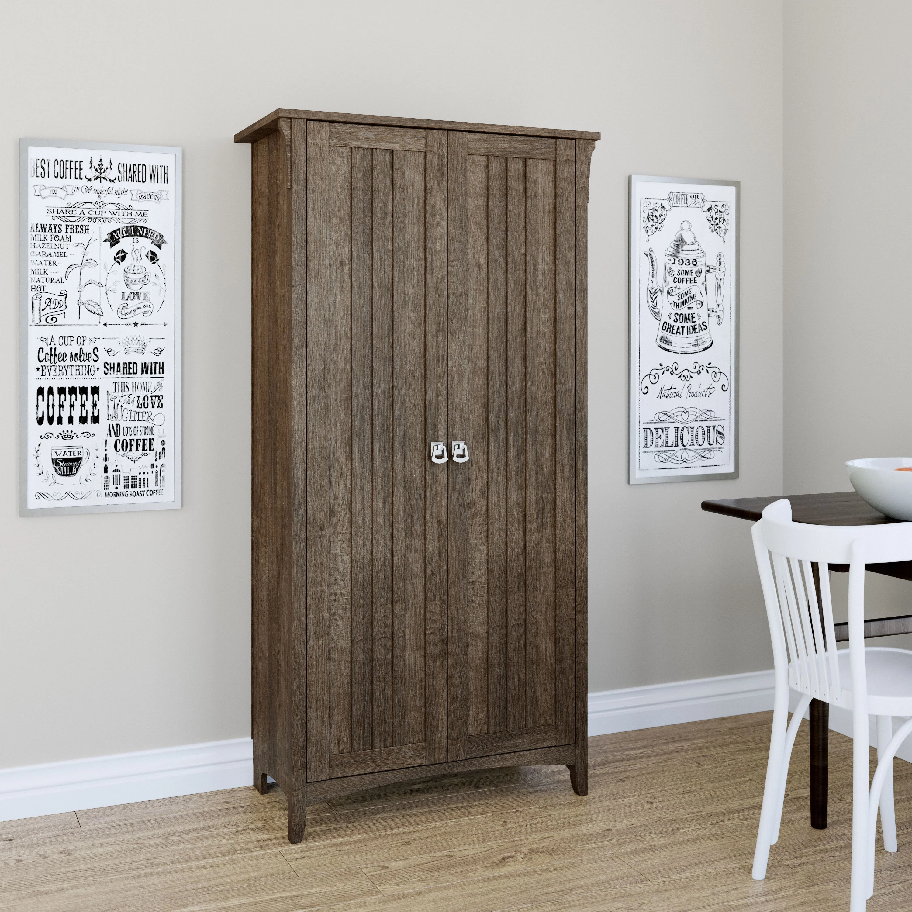Salinas Kitchen Pantry Cabinet with Doors