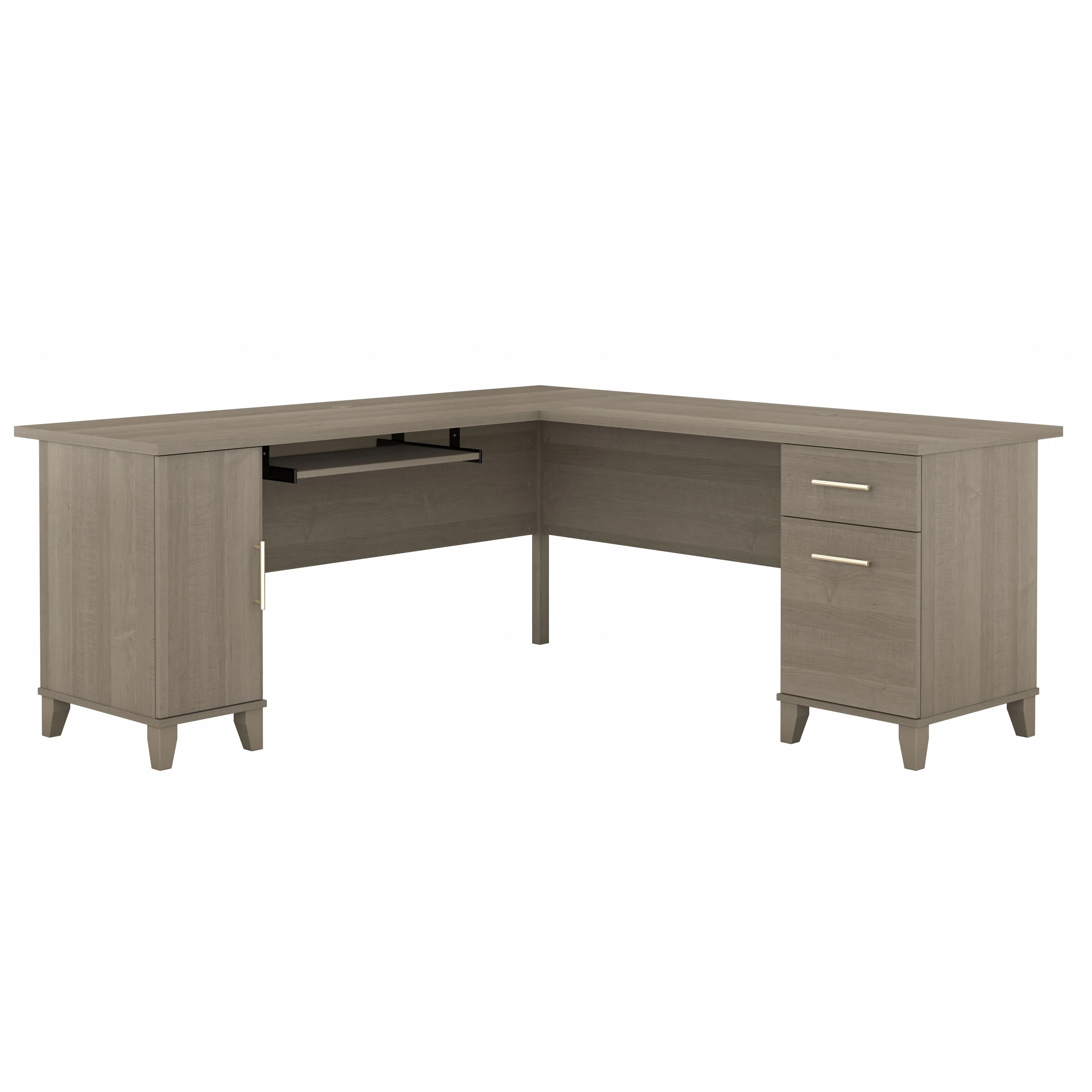 Somerset 72W L Shaped Desk with Storage