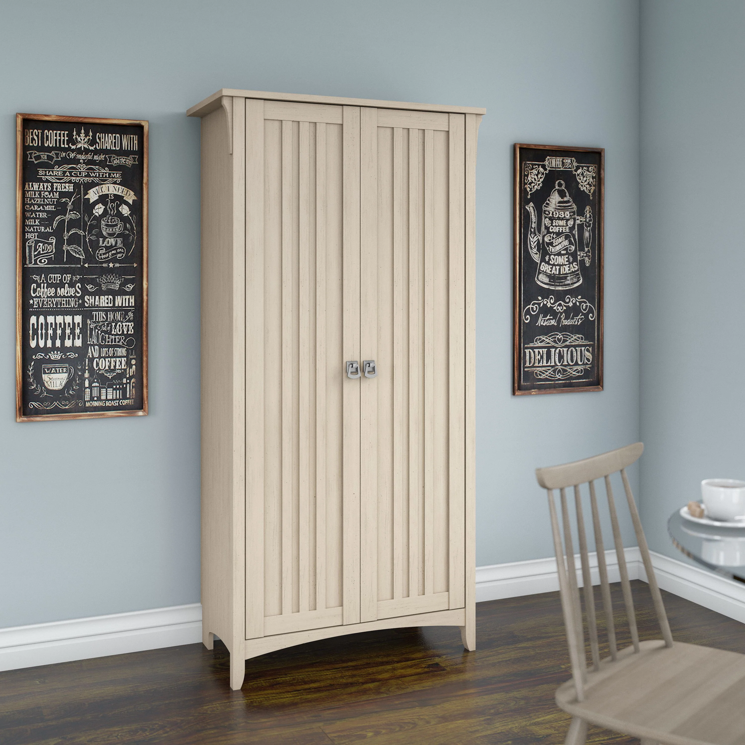 Salinas Kitchen Pantry Cabinet with Doors
