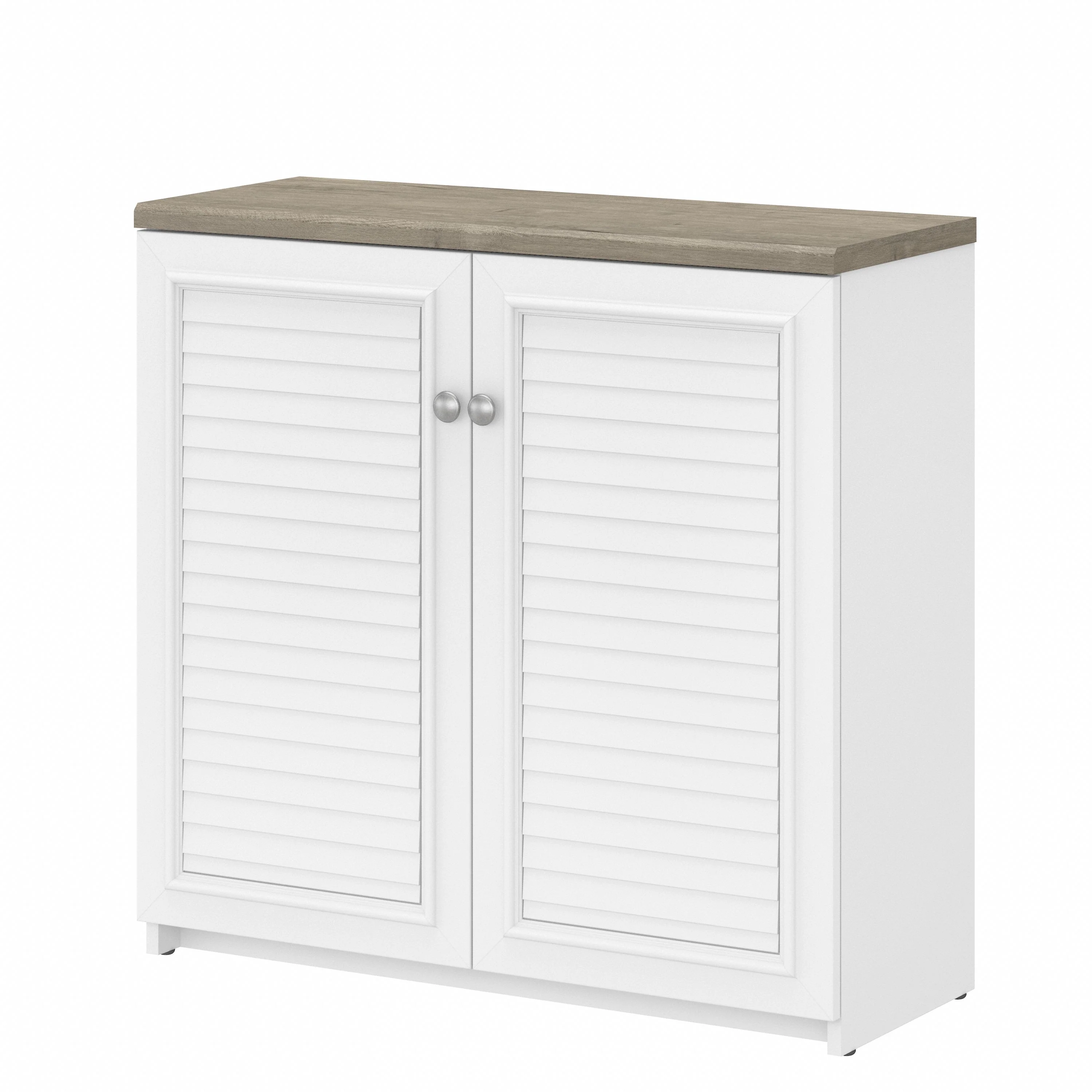 Fairview Small Storage Cabinet with Doors and Shelves