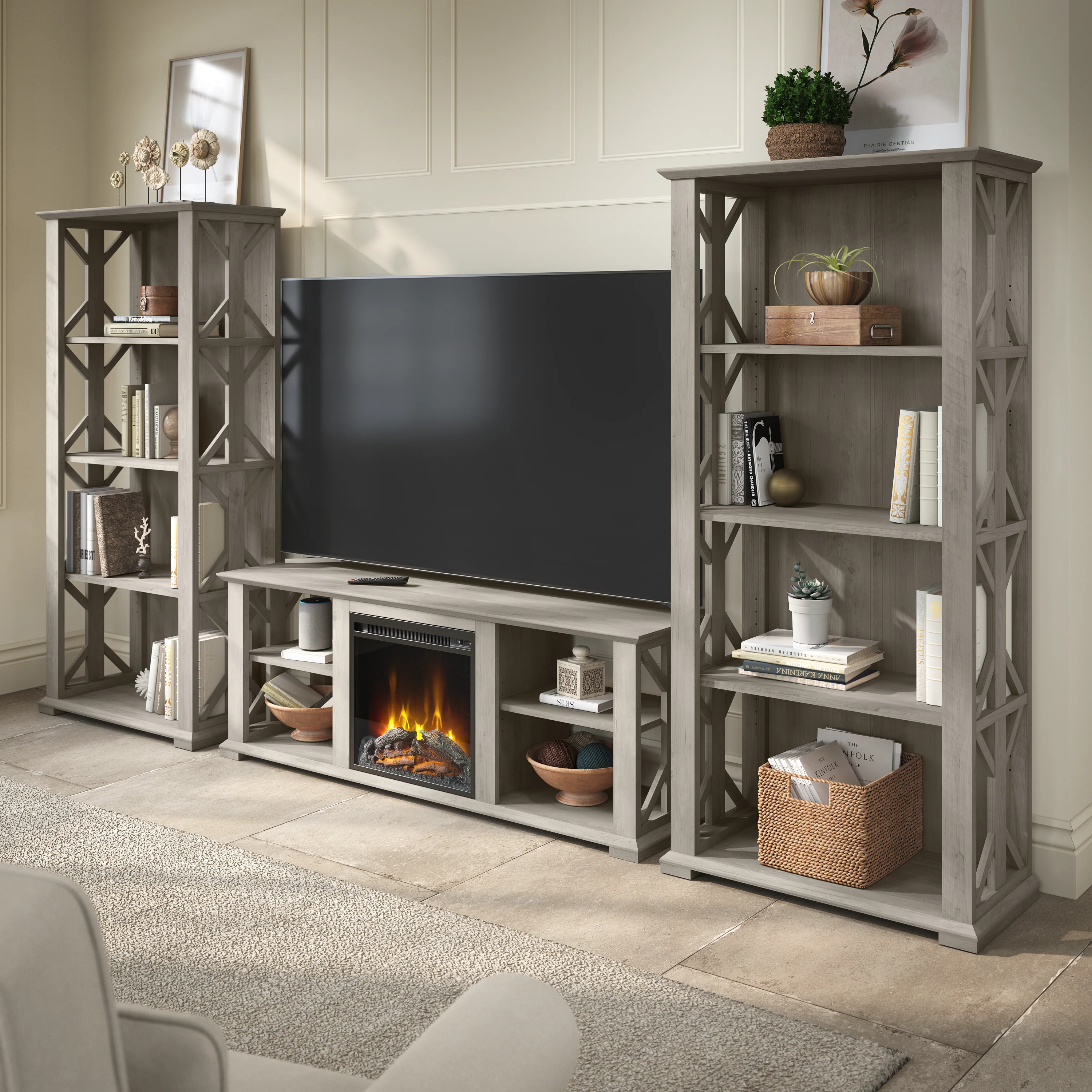 Homestead Farmhouse TV Stand for 70 Inch TV