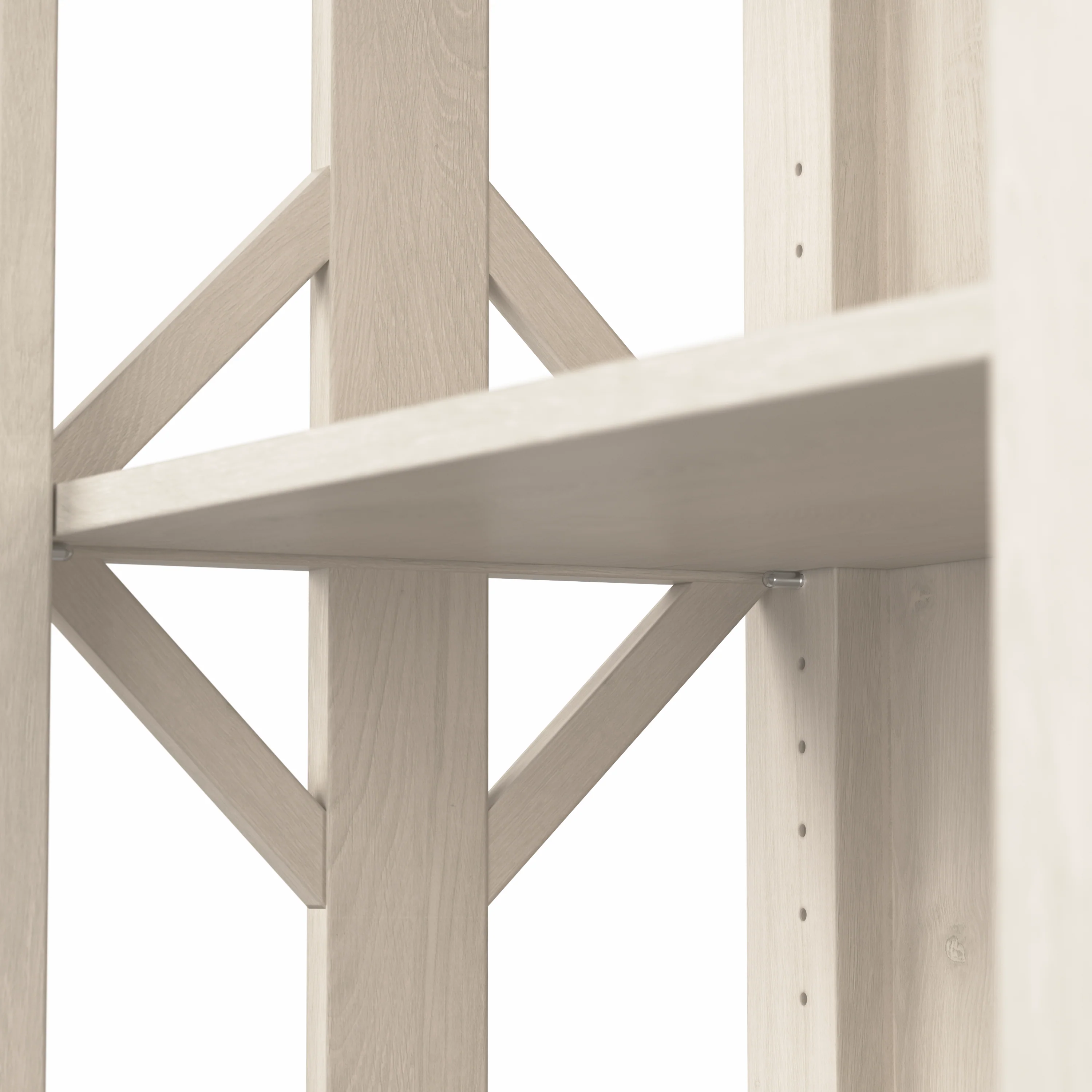 Homestead Farmhouse TV Stand for 70 Inch TV with 4 Shelf Farmhouse Bookcase Set