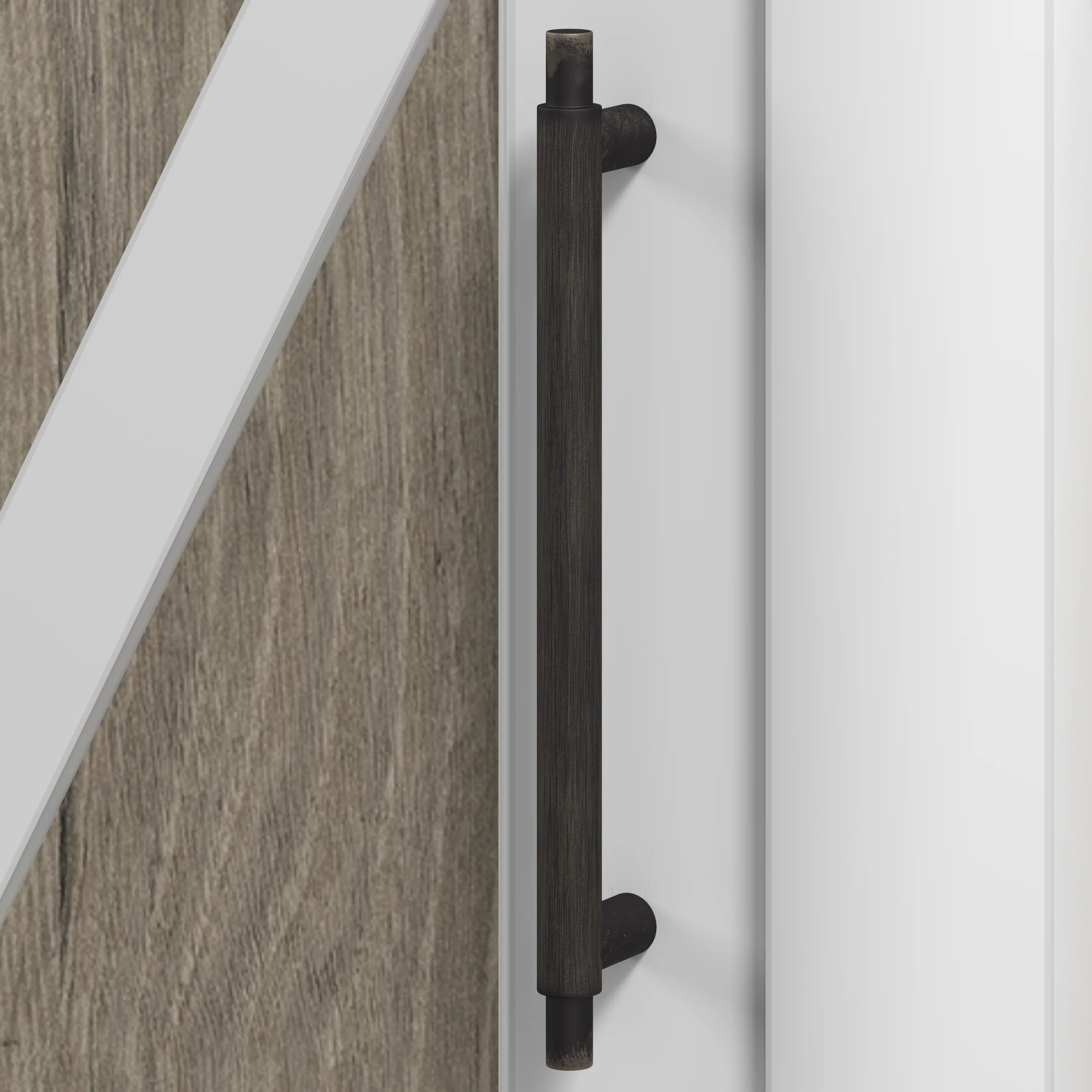 Key West Tall Bathroom Cabinet with Doors and Shelves