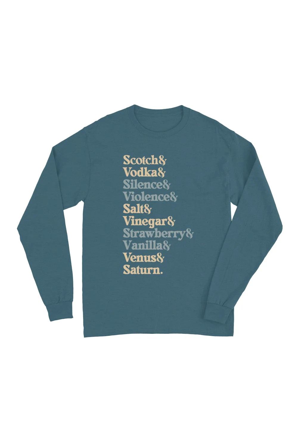 Maia Knight: Nicknames Teal Long Sleeve Shirt