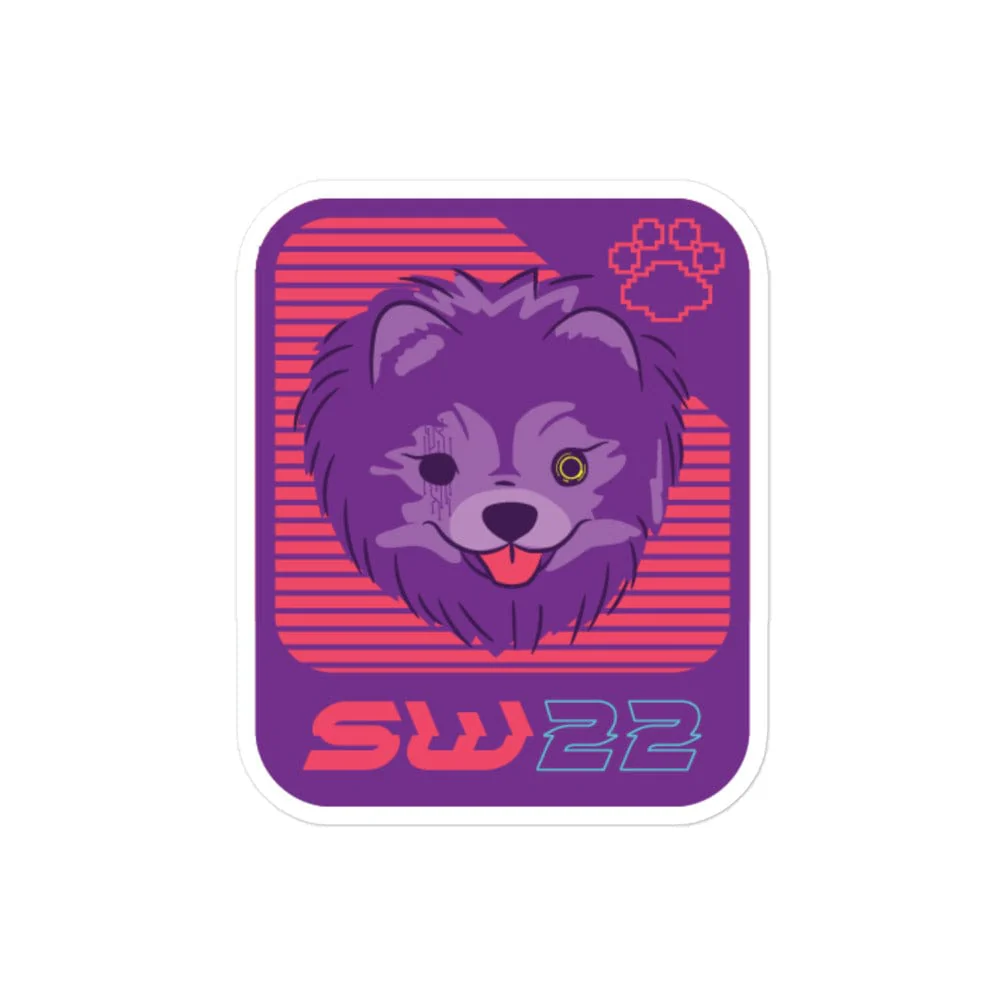SssniperWolf: Pomeranian Wink Sticker
