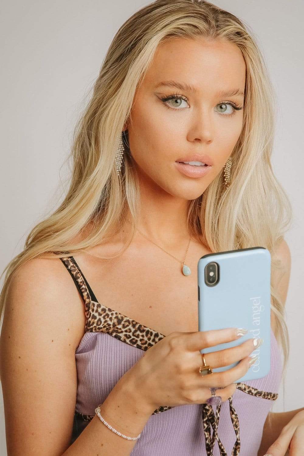 SheRatesDogs: Certified Angel Light Blue Phone Case