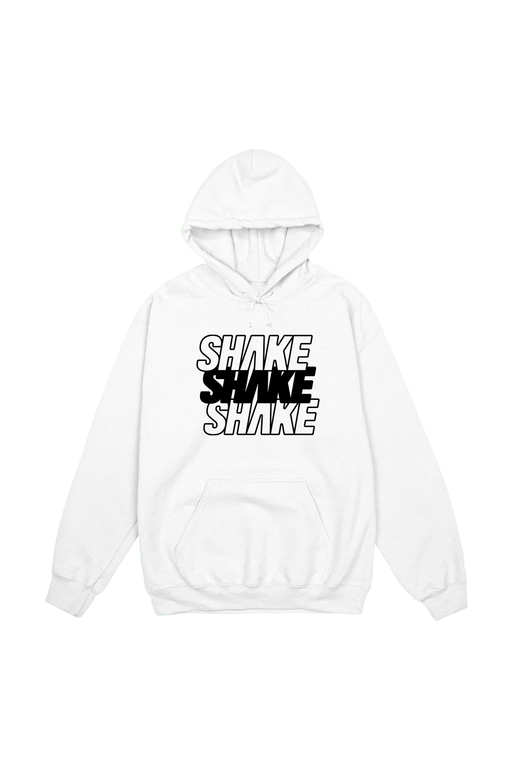 Wayne Dang: Shake Shake Shake White Hoodie