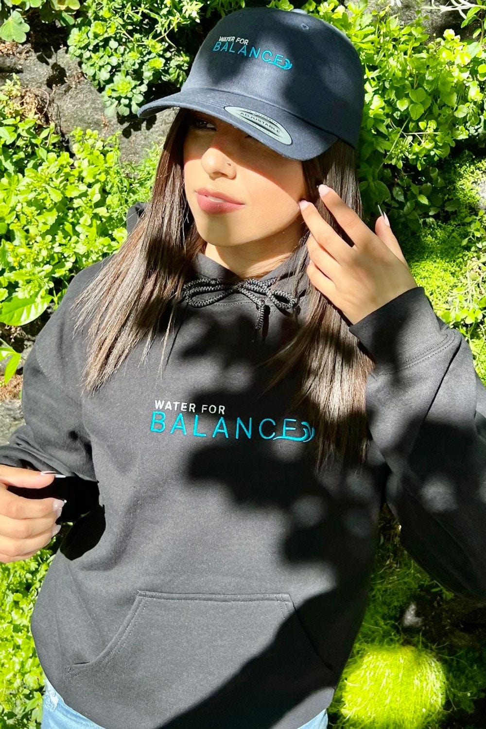 Gal Akbari: Water for Balance Navy Dad Hat