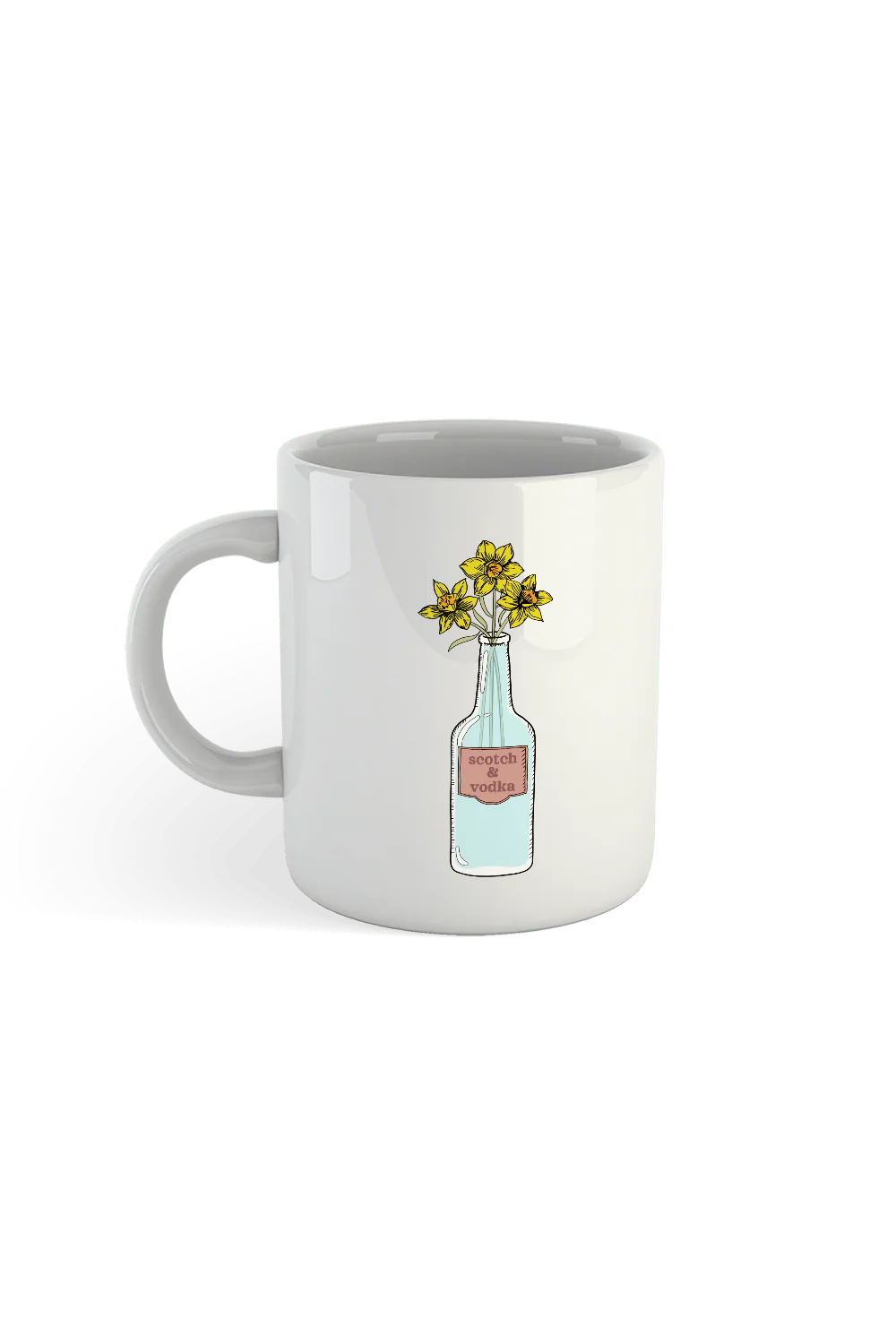 Maia Knight: Daffodils White Mug