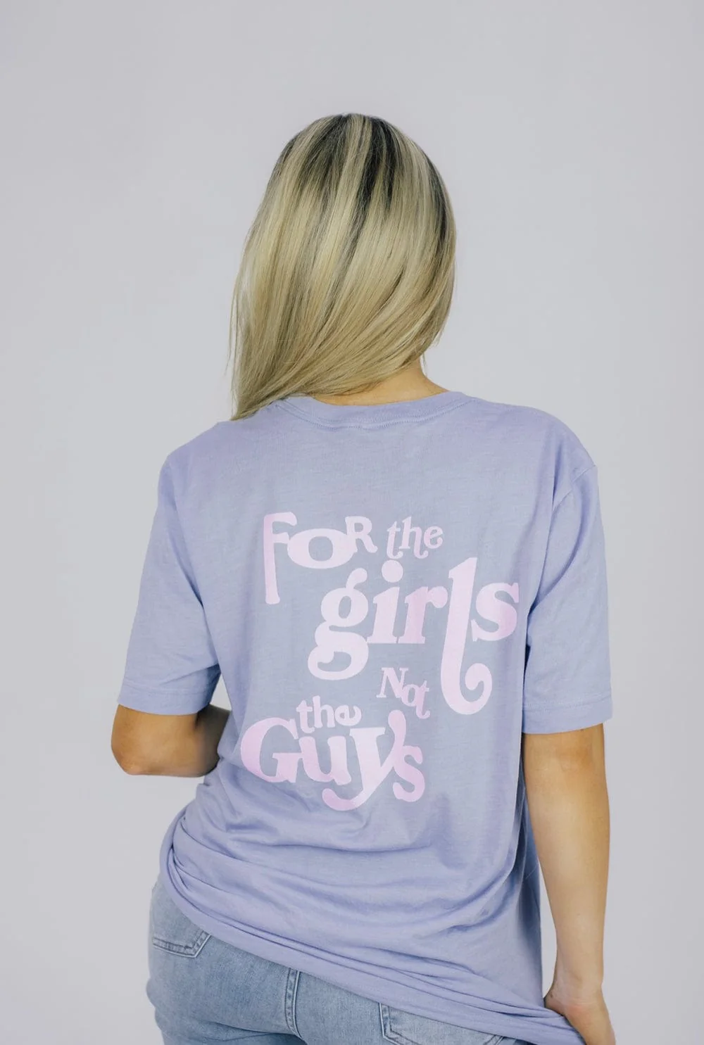 Becca Moore: For the Girls Not the Guys Light Blue Shirt