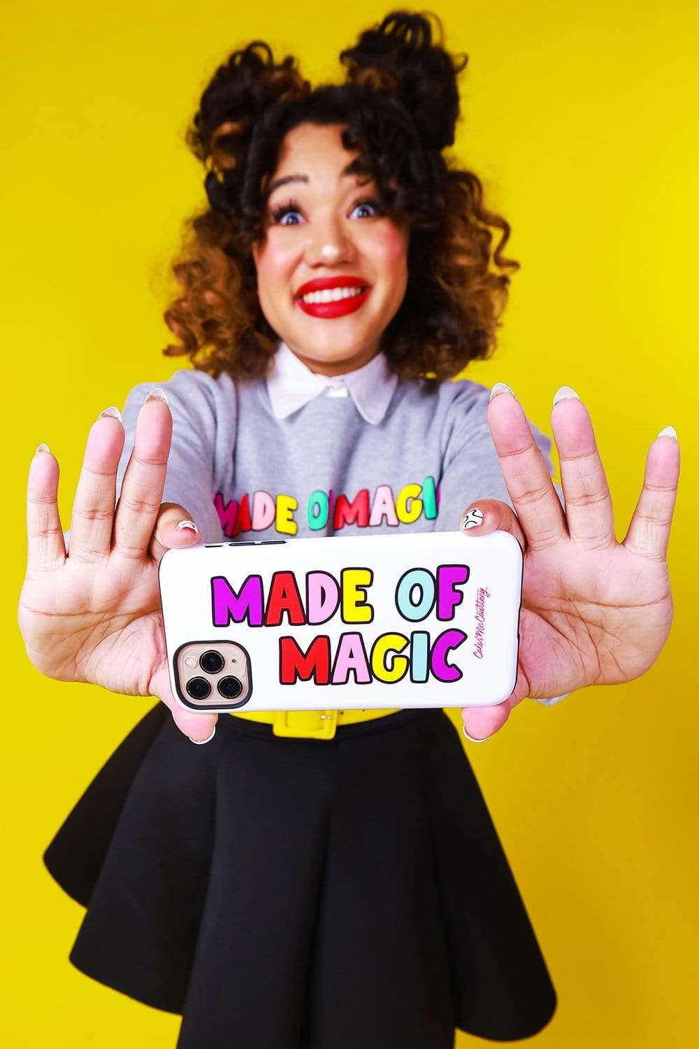 Color Me Courtney: White Made of Magic Phone Case