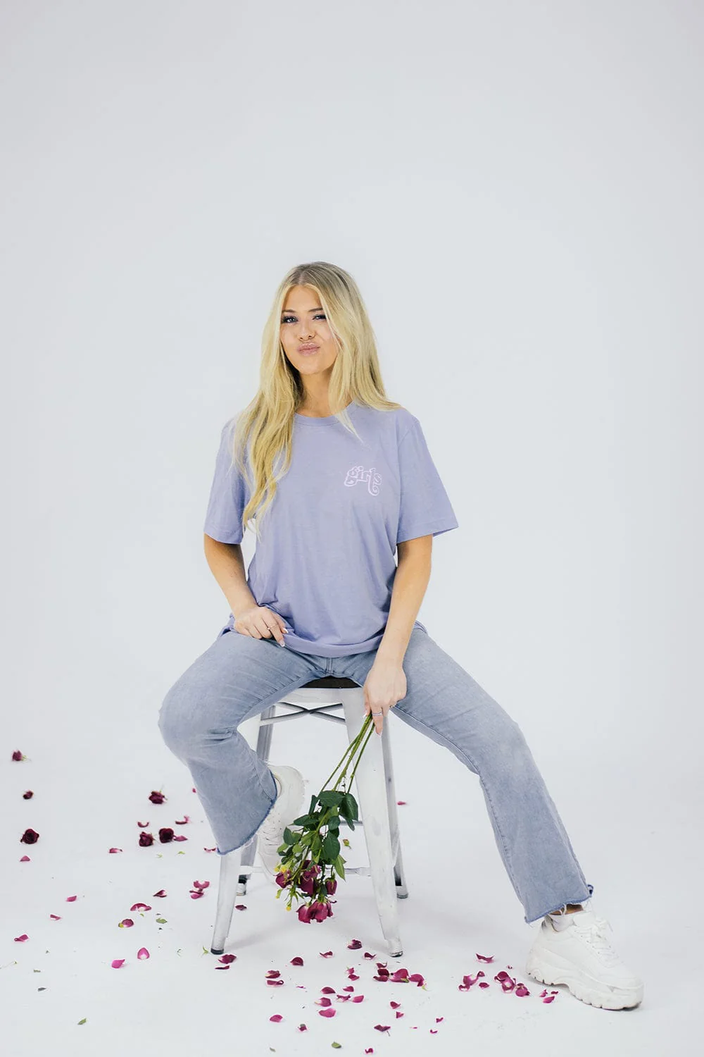 Becca Moore: For the Girls Not the Guys Light Blue Shirt
