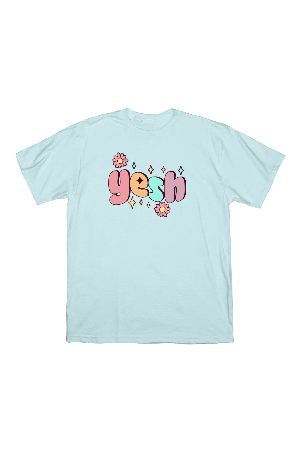 Lauren Derouen: Yesh Light Blue Shirt