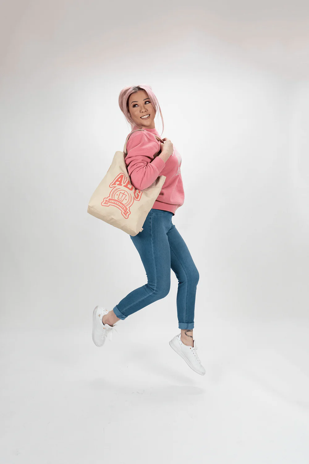 Gina Darling: ABG University Tan Tote Bag