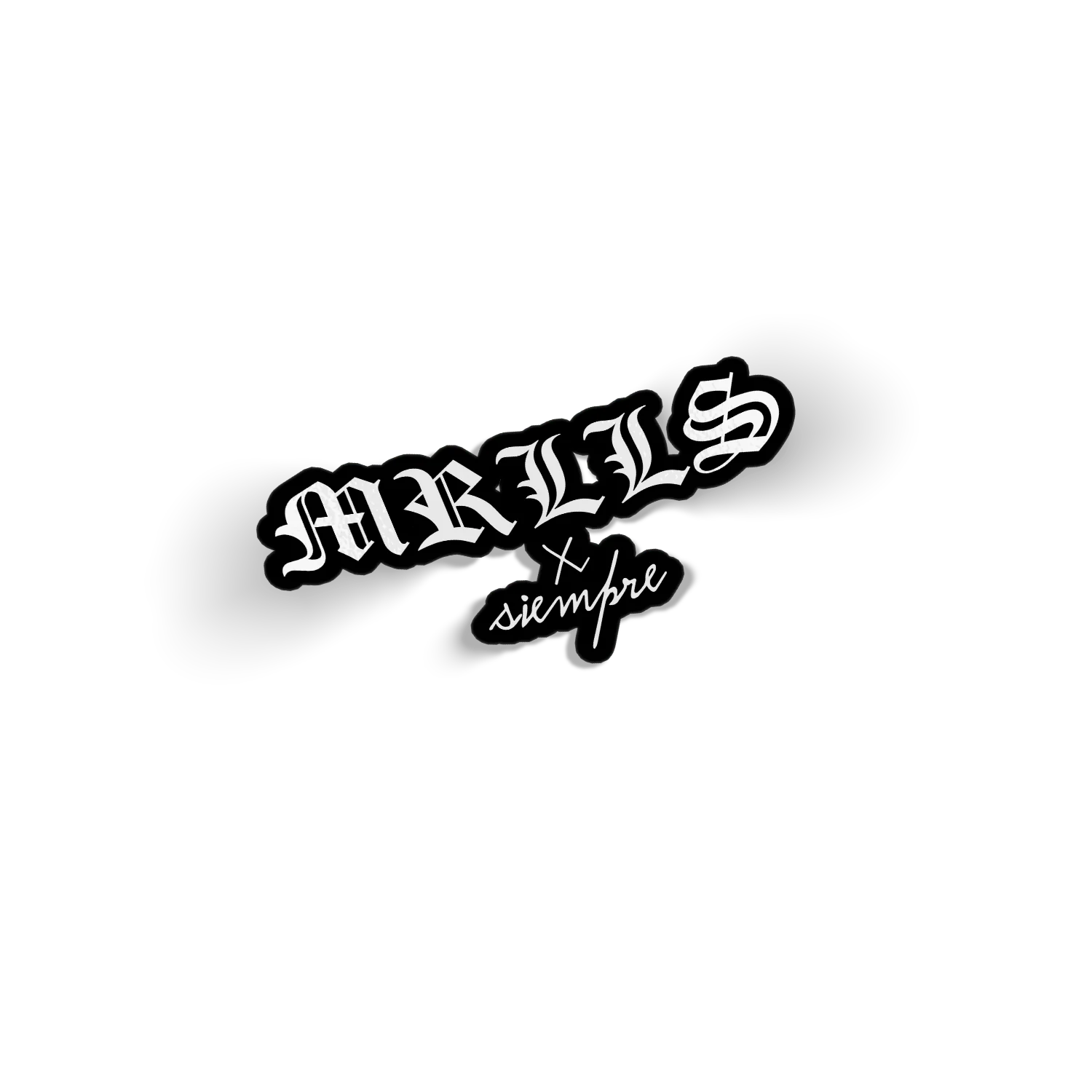 HeyItsPriguel: MRLLS x Siempre Black Sticker