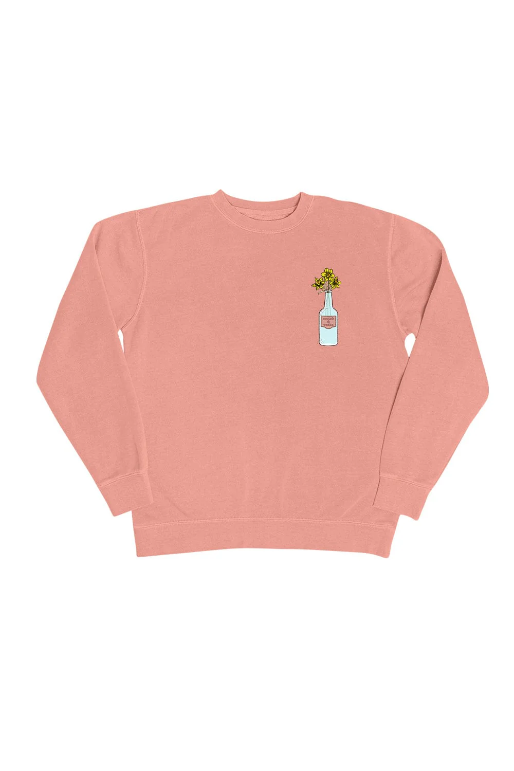 Maia Knight: Daffodils Pink Crewneck