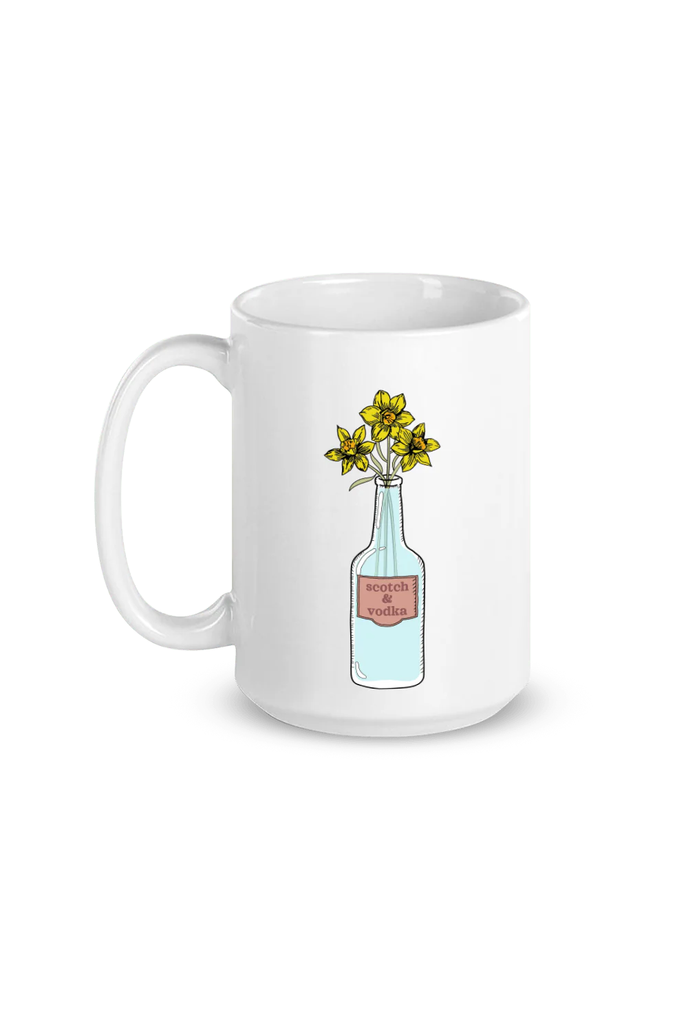 Maia Knight: Daffodils White Mug