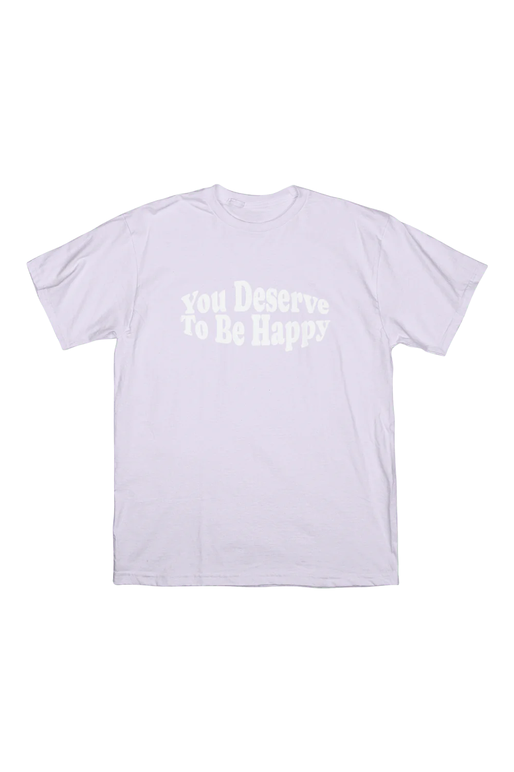 Fanjoy: You Deserve To Be Happy Purple shirt