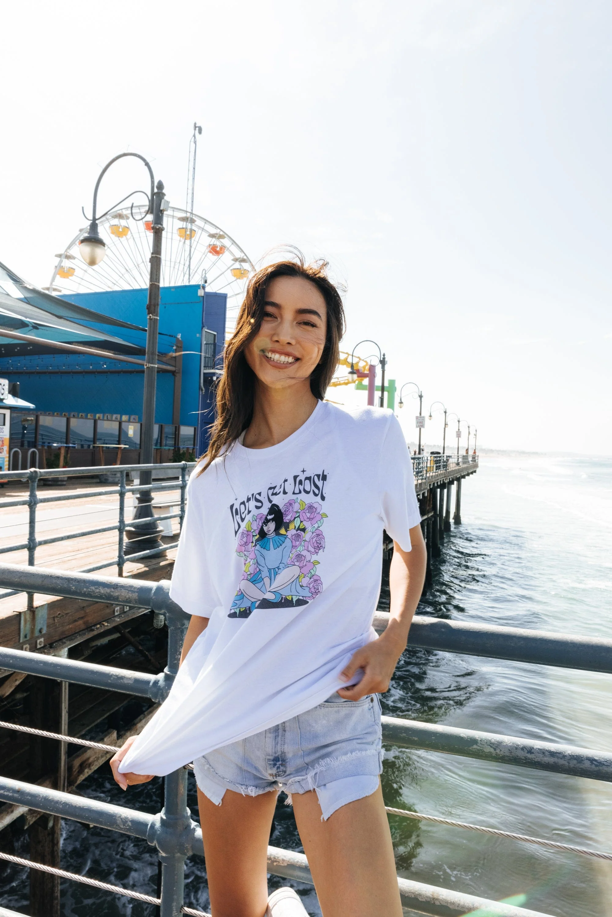 Fanjoy: Let's Get Lost White Shirt