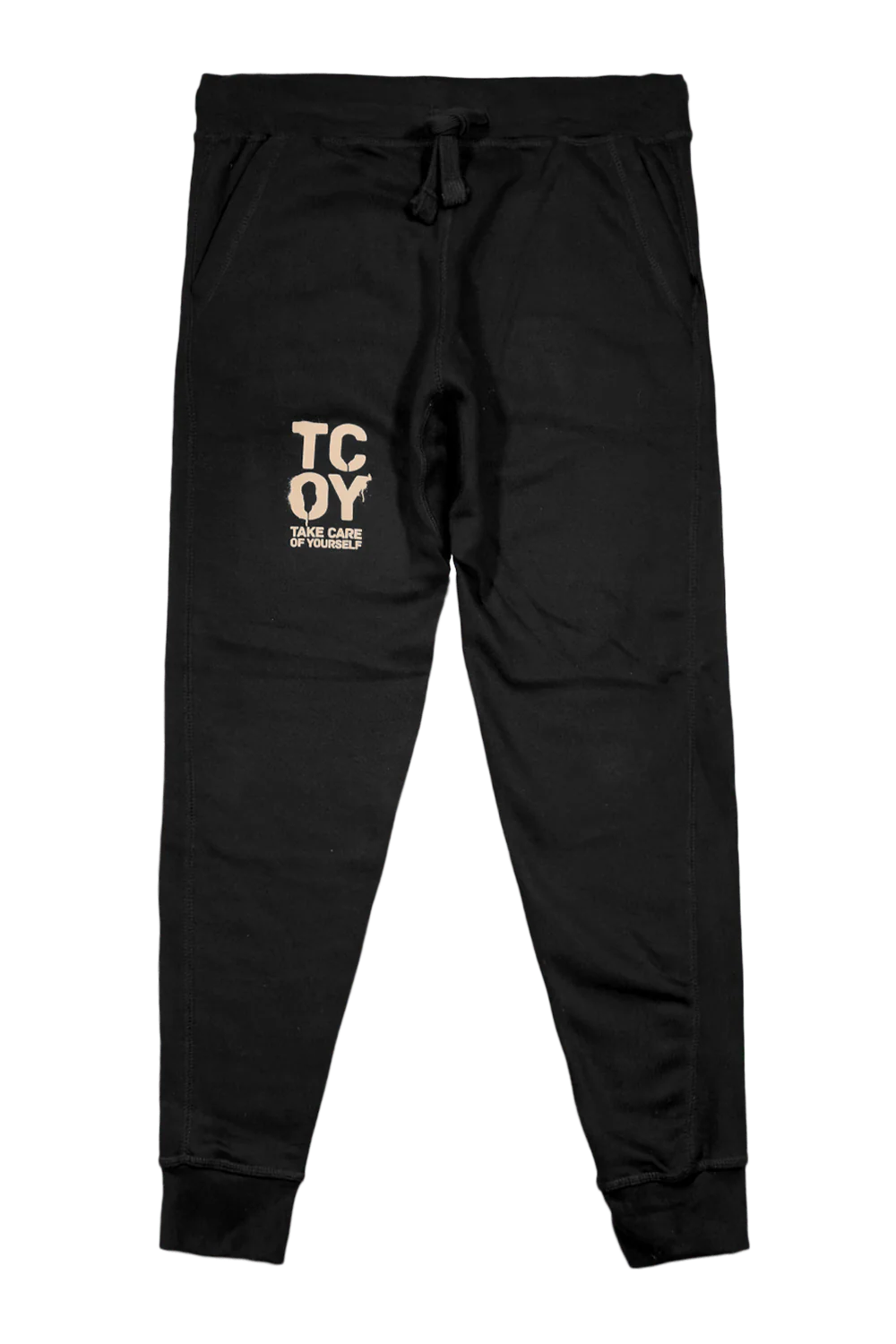 TCOY: Happy Vandals Black Joggers