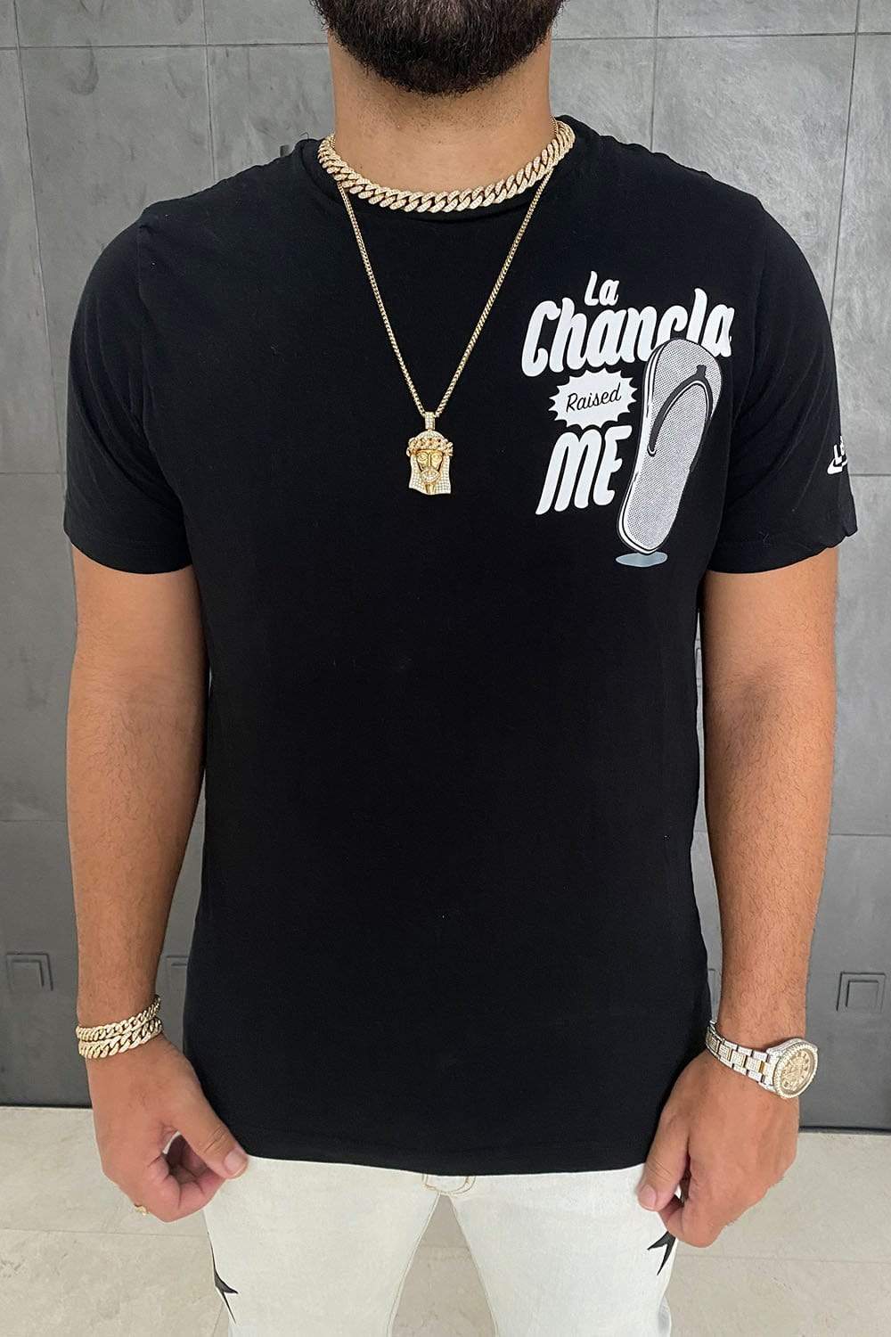 LeJuan James: La Chancla Black Shirt