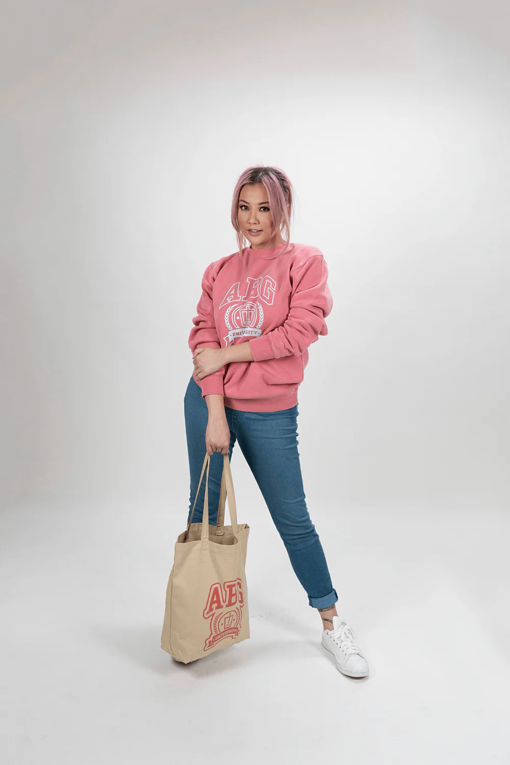 Gina Darling: ABG University Tan Tote Bag