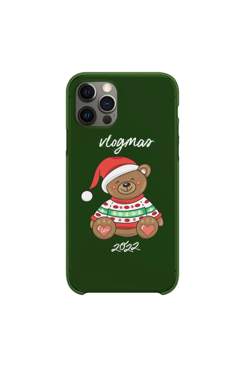 Nicole Laeno: Vlogmas 2022 Green Phone case