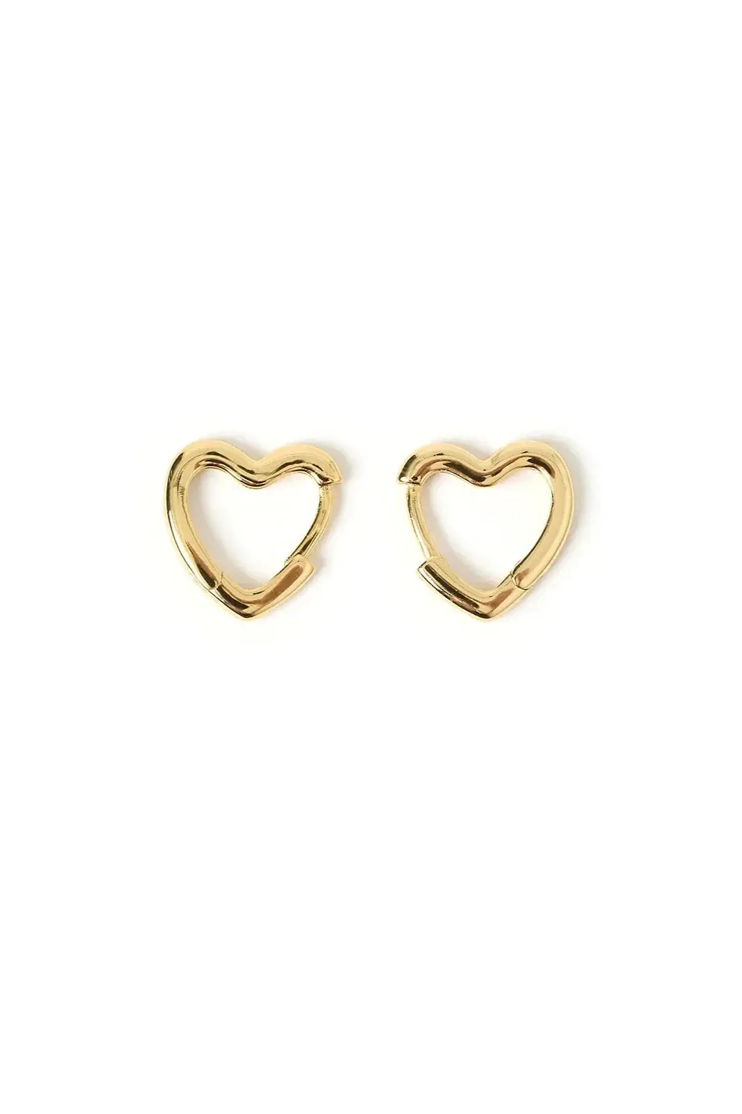 Silhouette Heart Hoops